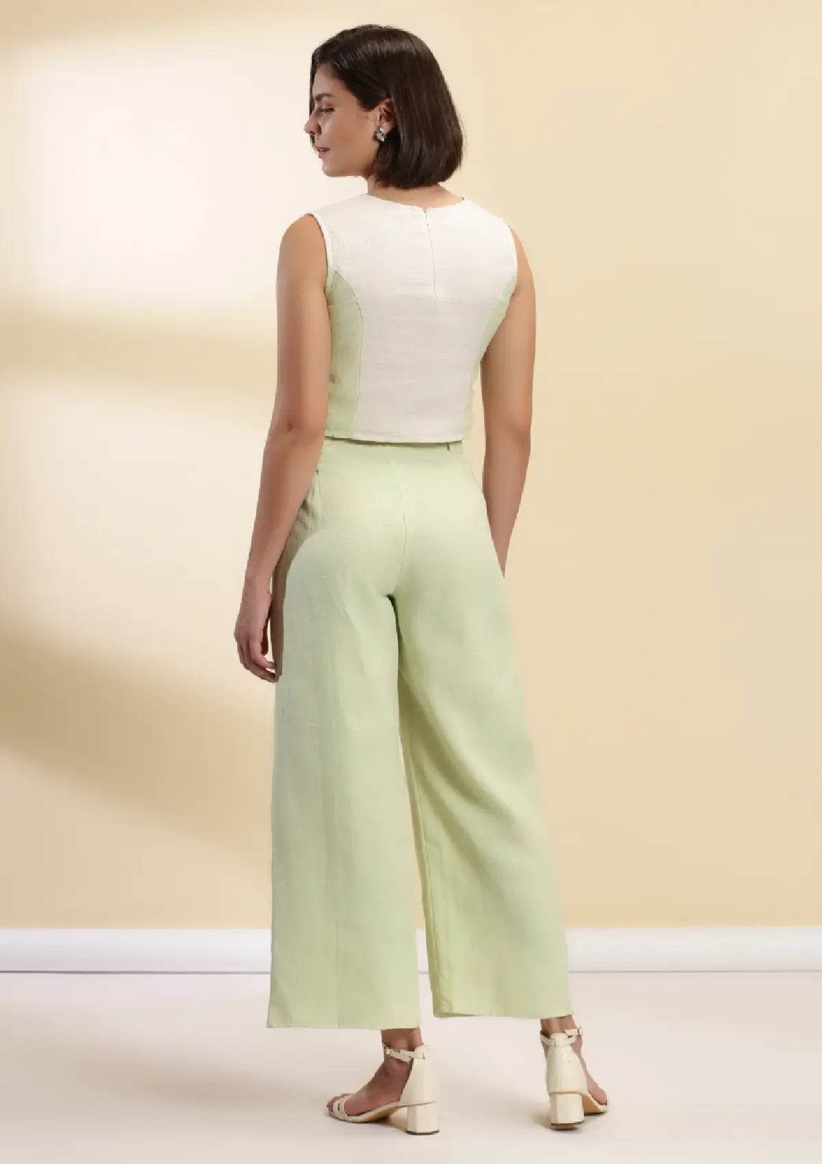 Persephone - Colour Blocked Linen Co-ord Set Online