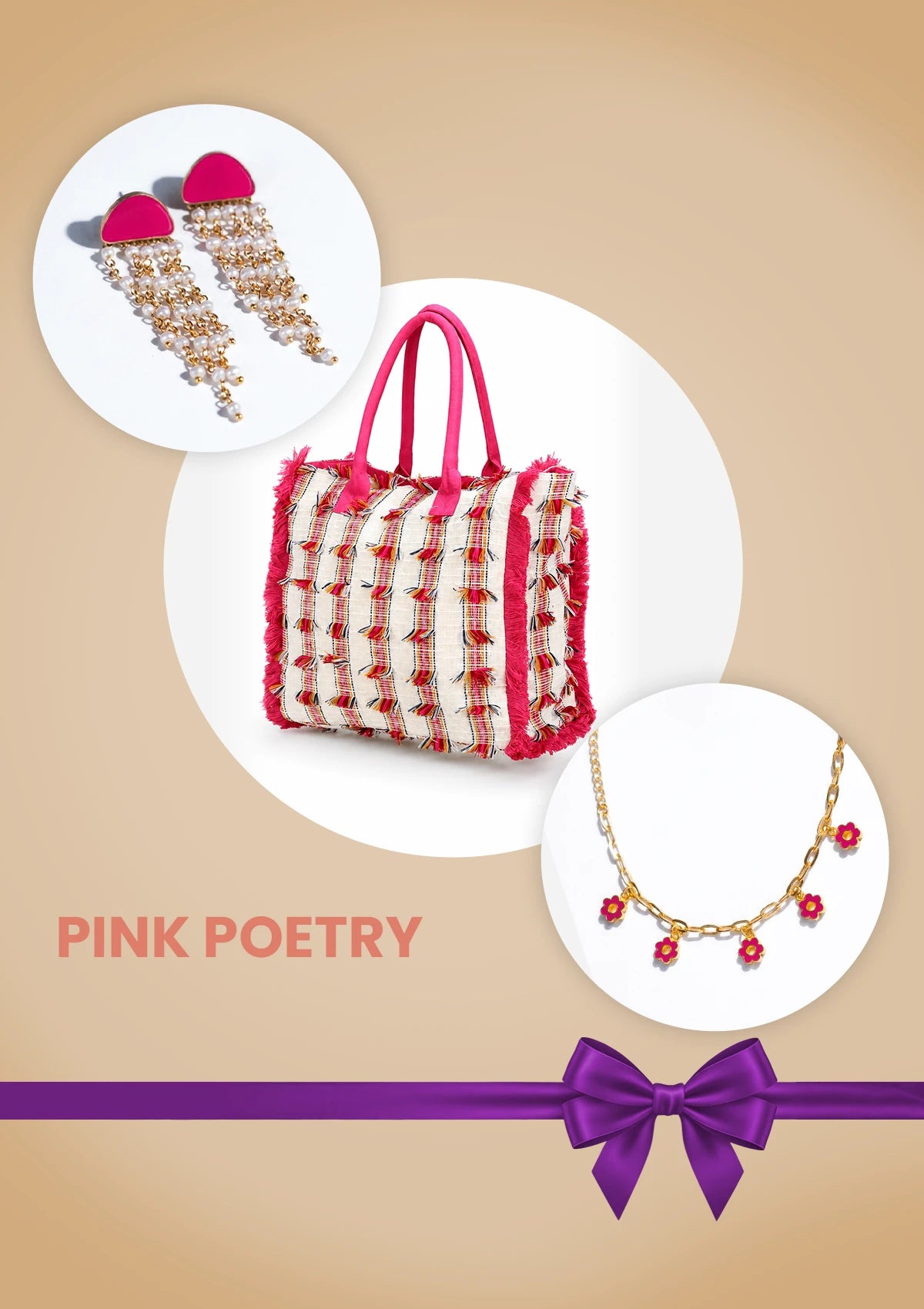 Pink Poetry Birthday Gift Set for Her
