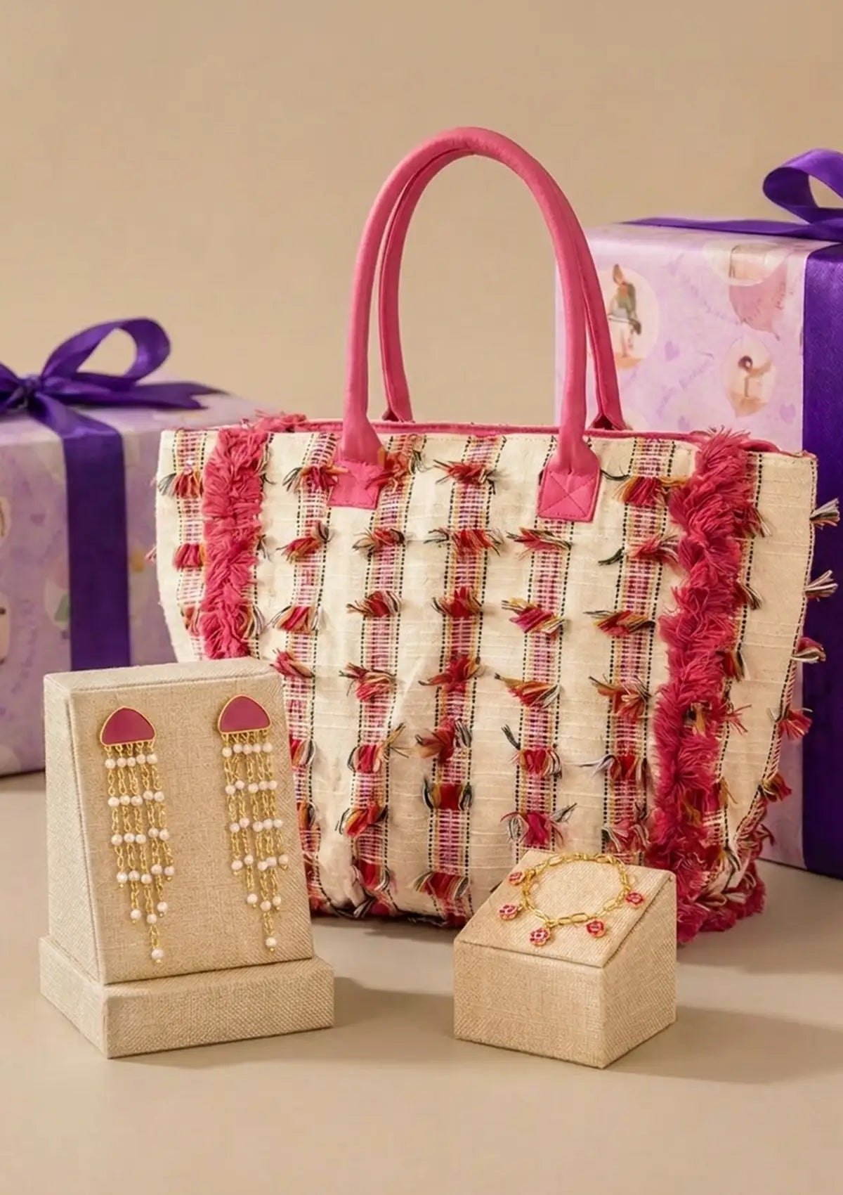 Pink Poetry Birthday Gift Set for Her