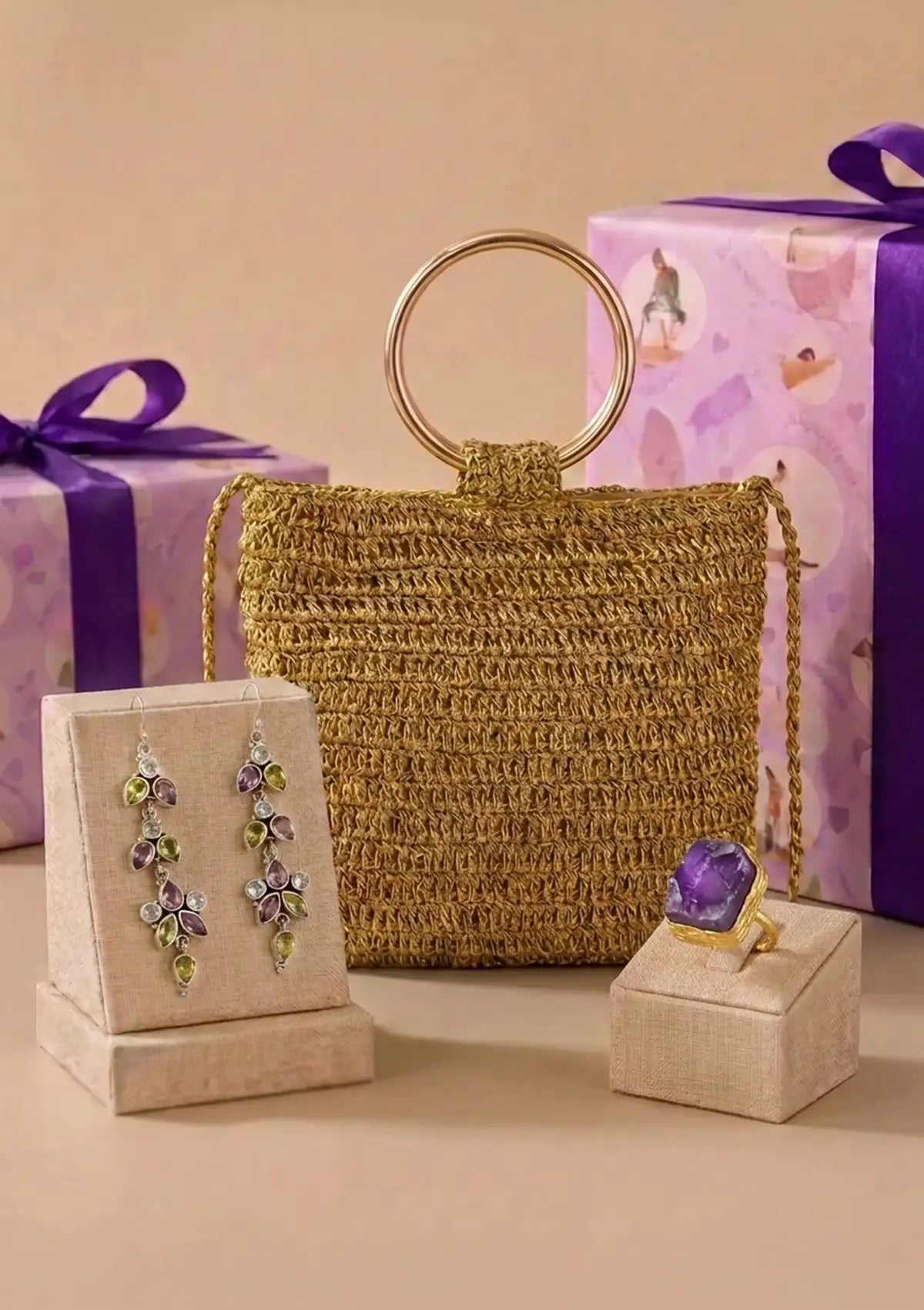 Purple Pop Festive Gift Set for Her