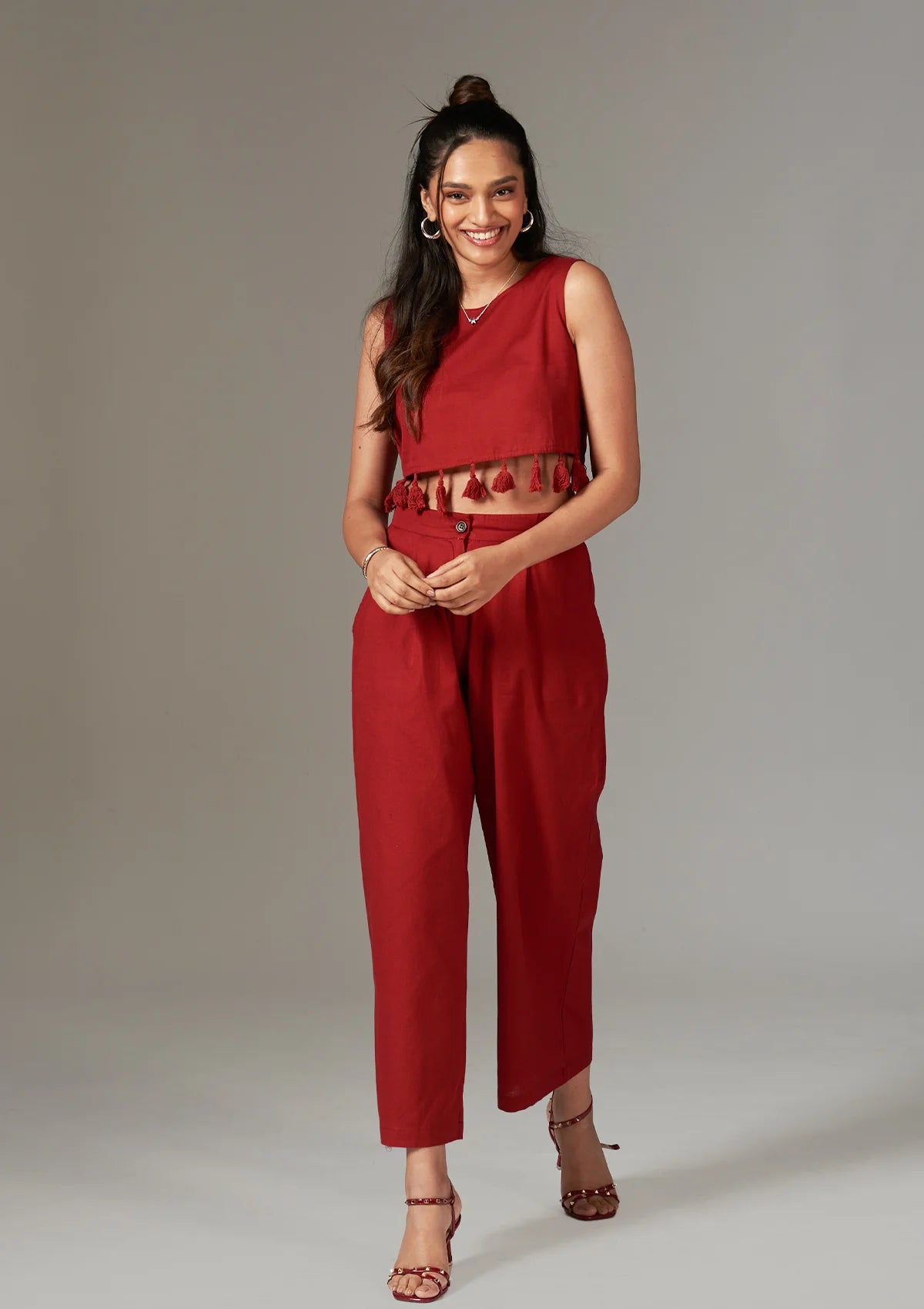 Rio - Brick Red Co-ord Set