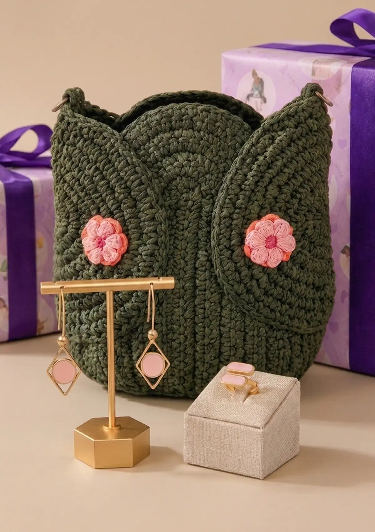 Rosé Romance Anniversary Gift Set for Her