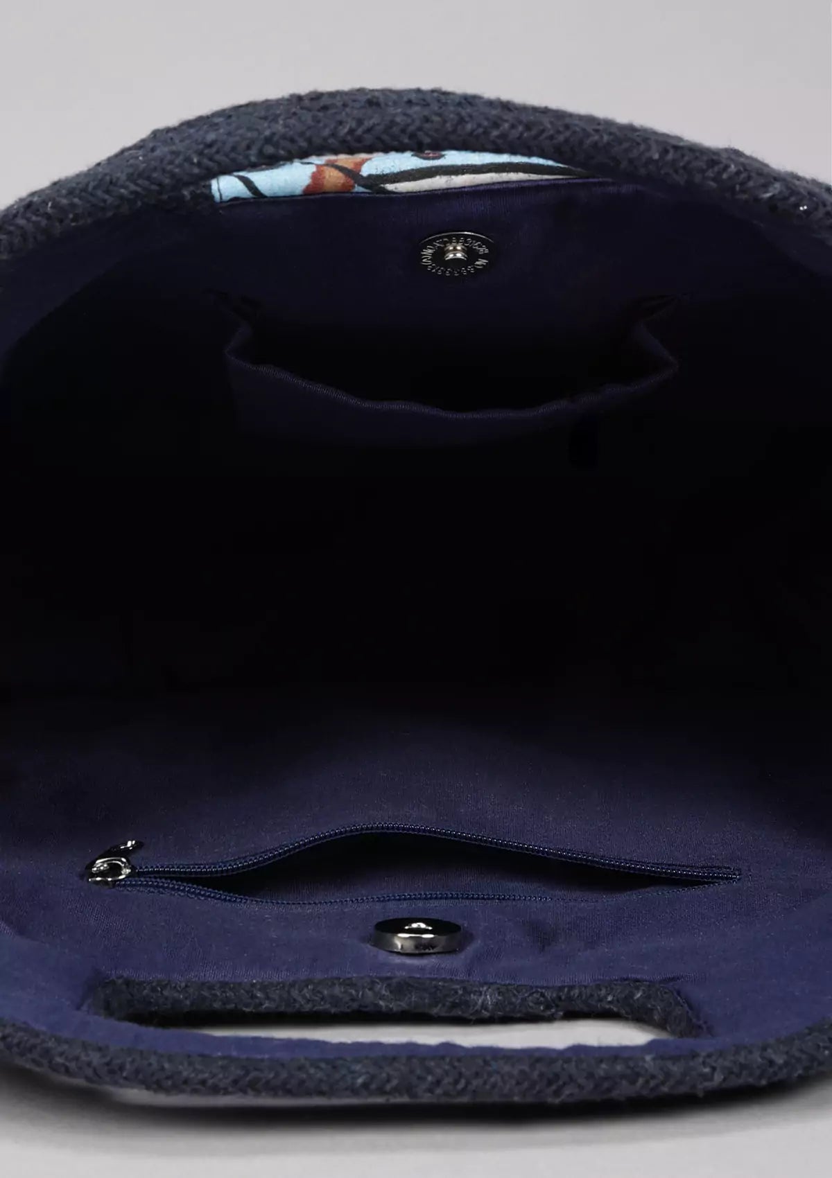 Round Crochet Handheld Bag