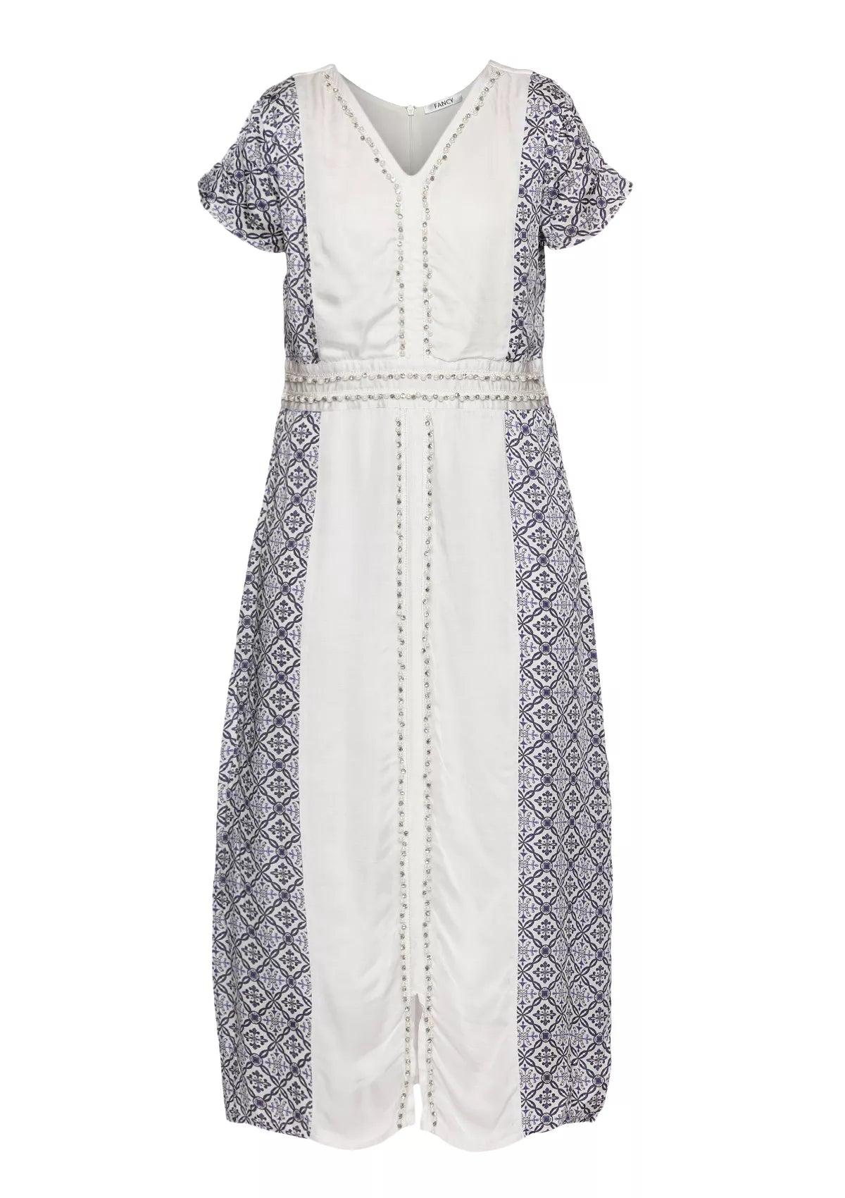 Buy Safaa - Straight Cut Embellished Dress Online