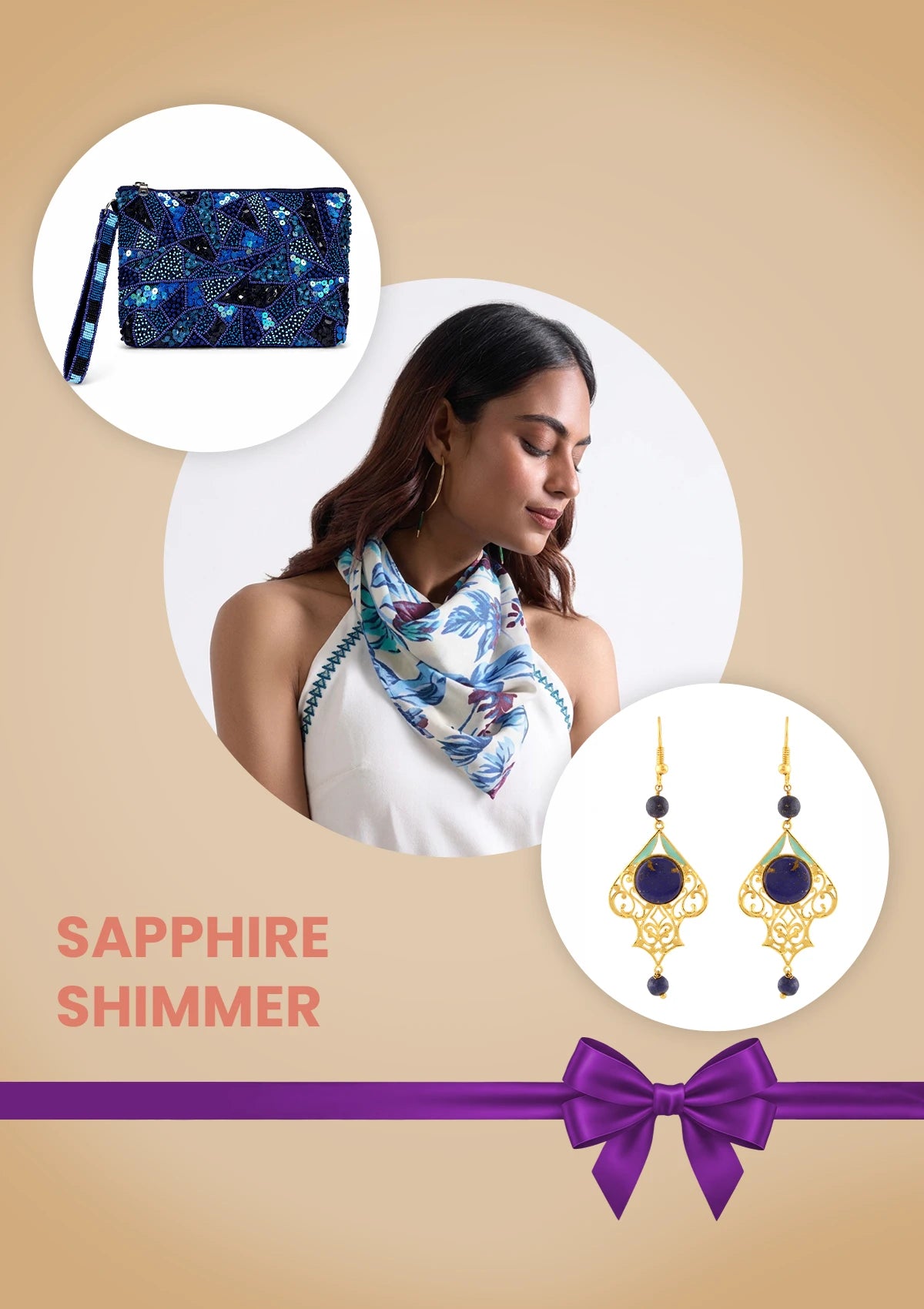 Sapphire Shimmer Self Love Gift Set for Women