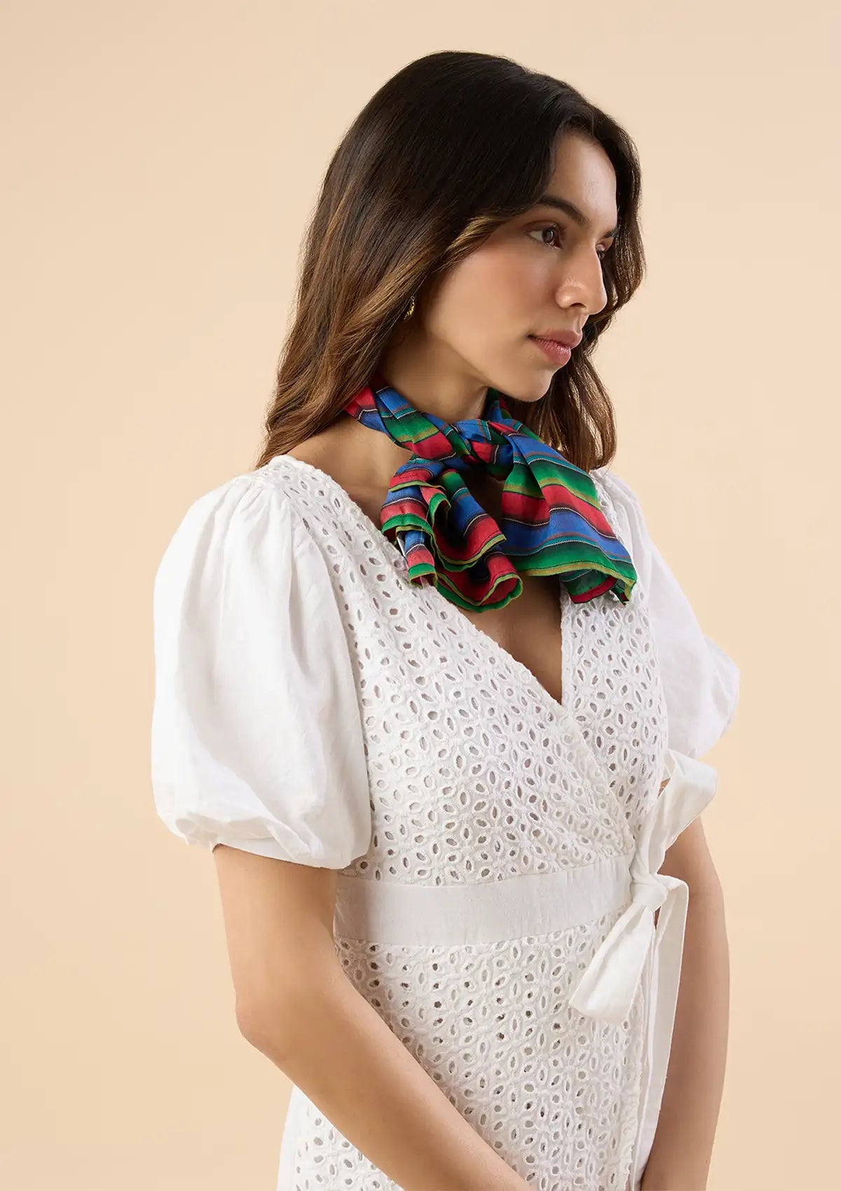 Sarape Vibrant Striped Scarf