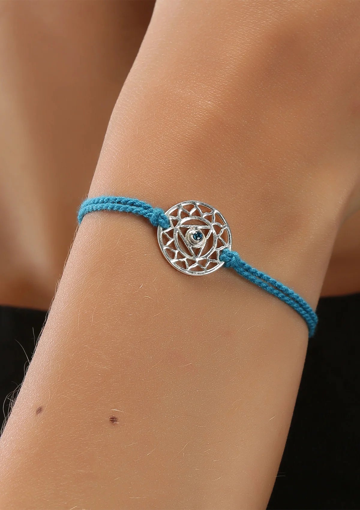 Silver Chakra Bracelet for women