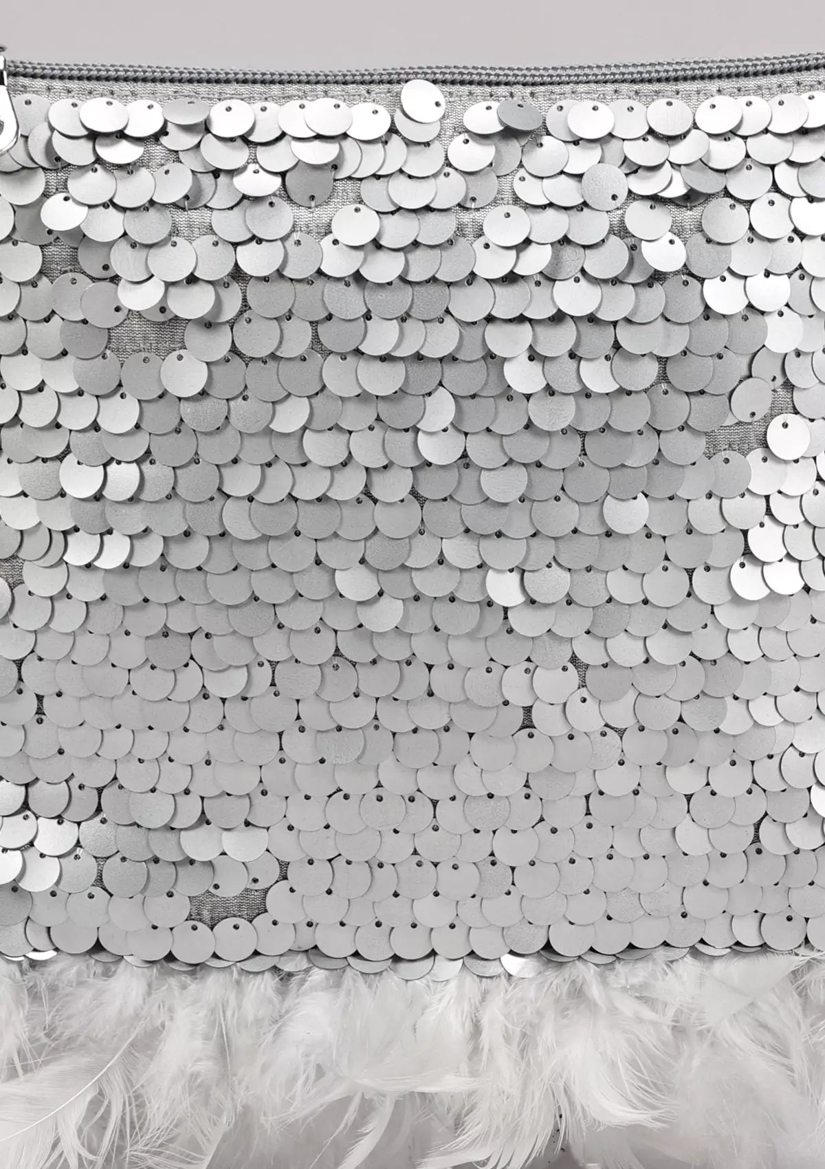 Silver sequin sparkling mini sling bag Price