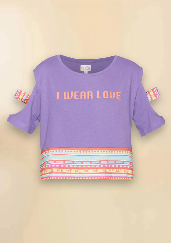 MEtime Crop Top Tee Combo