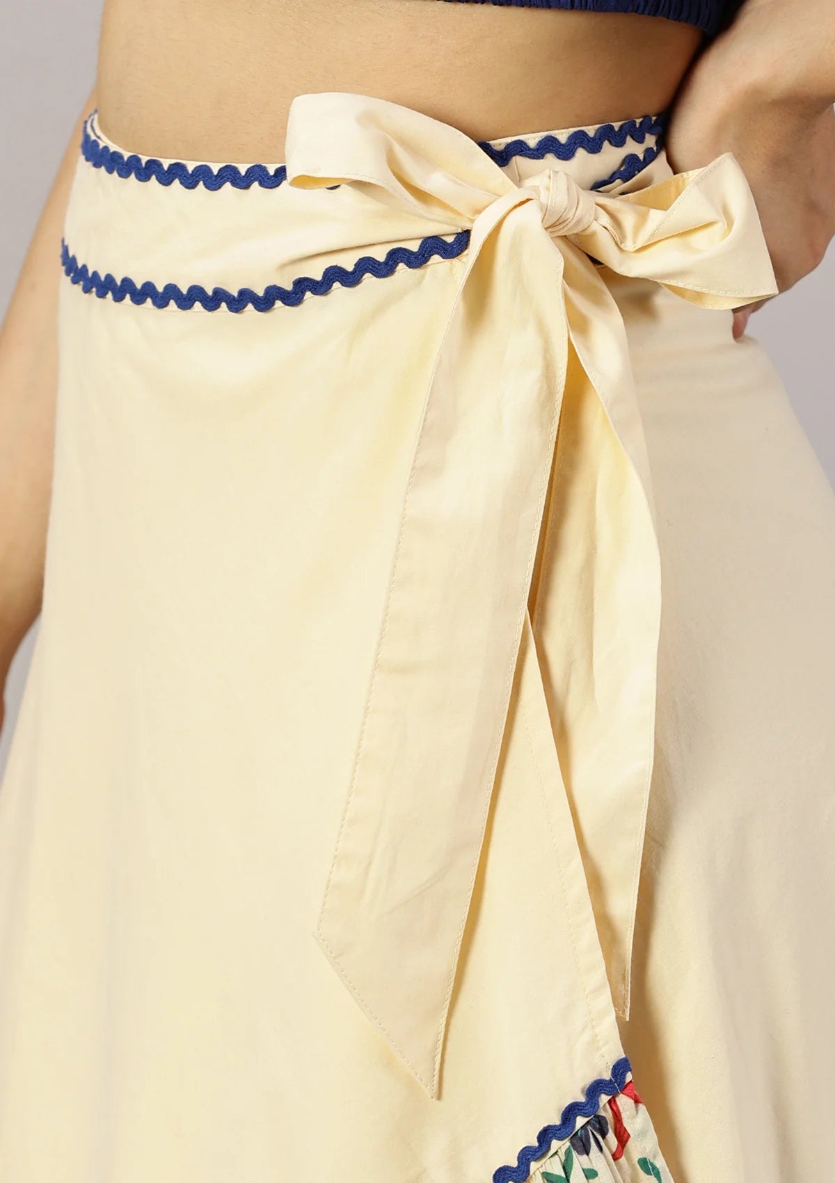 Tequila Tango - Floral Printed Tier Wrap Skirt For Women