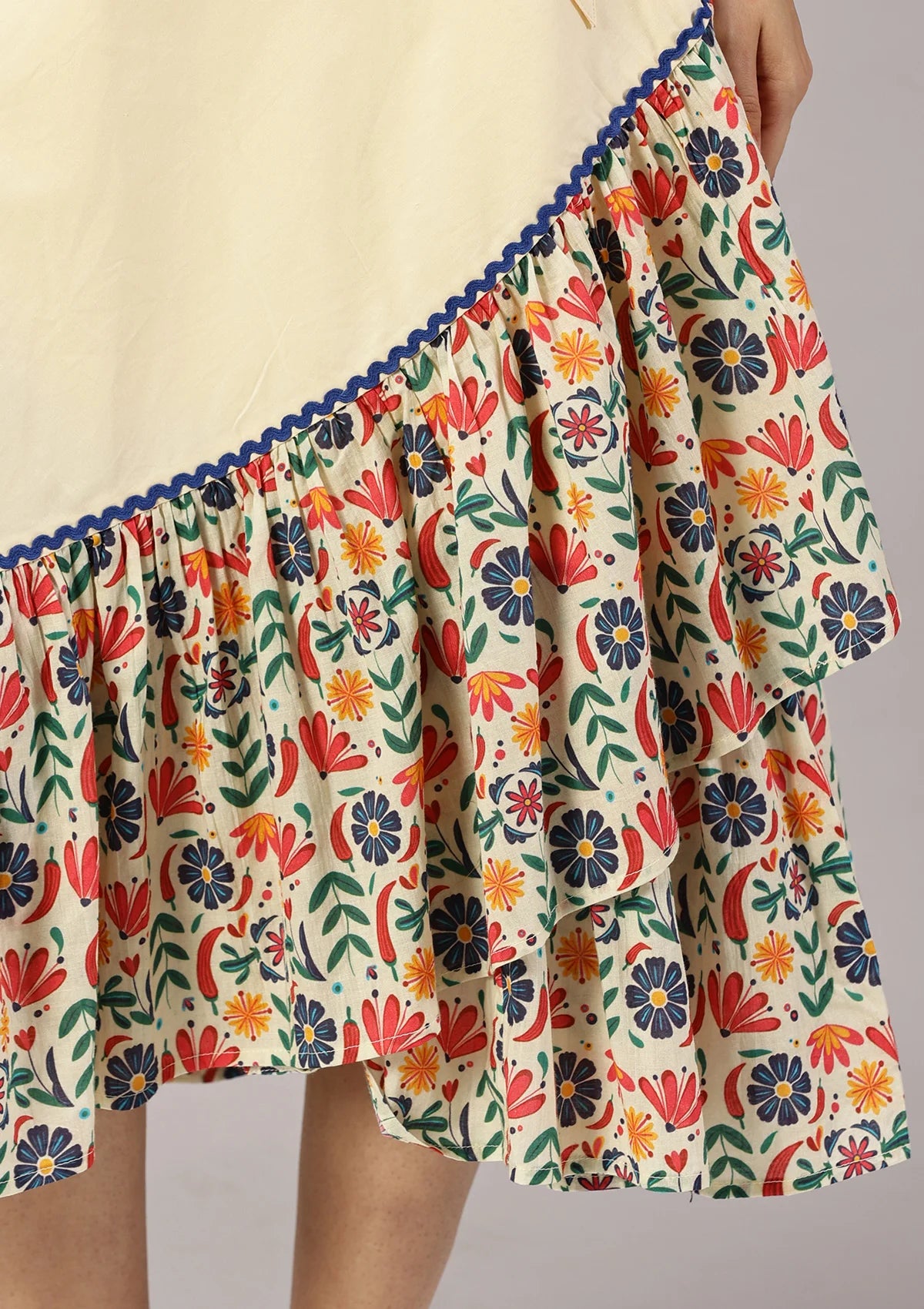 Tequila Tango - Floral Printed Tier Wrap Skirt Price