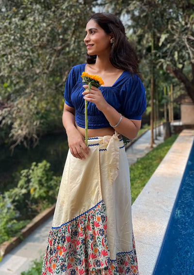 Tequila Tango - Floral Printed Tier Wrap Skirt