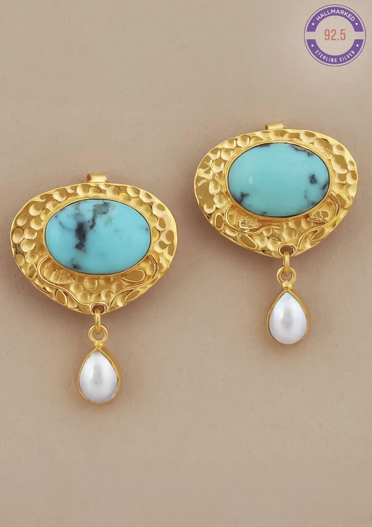 Buy Turquoise Silver Earrings Online
