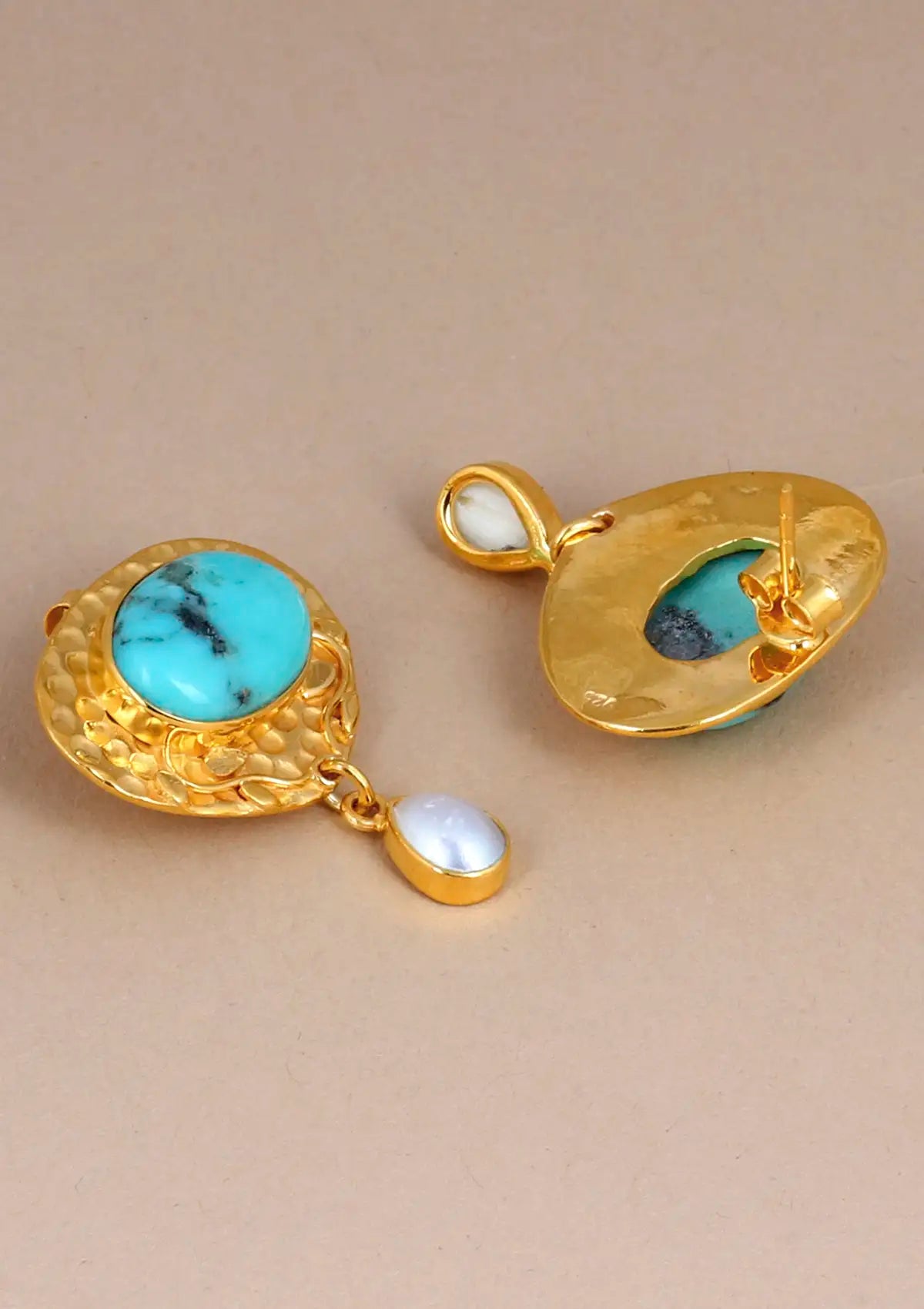 Turquoise Silver Earrings For Women