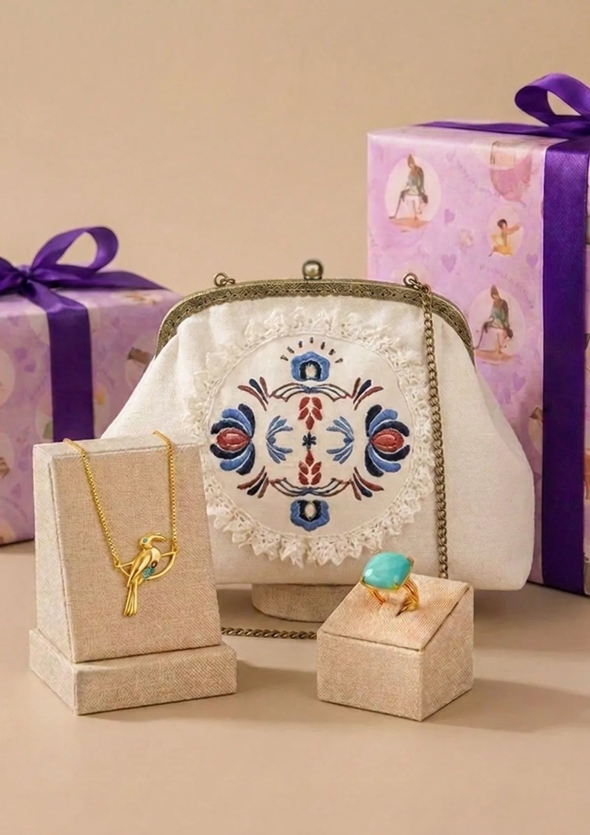 Turquoise Treasure Birthday Gift Set for Her
