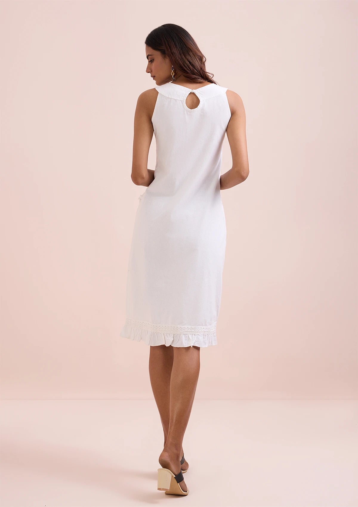 Vanilla Ice - Stylized Neckline Dress Online