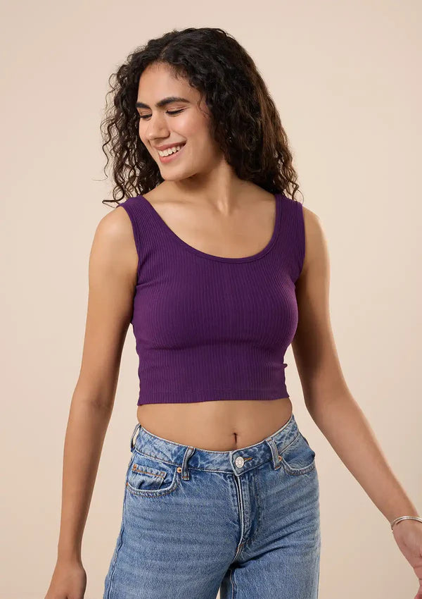 Wild Orchid Crop Top