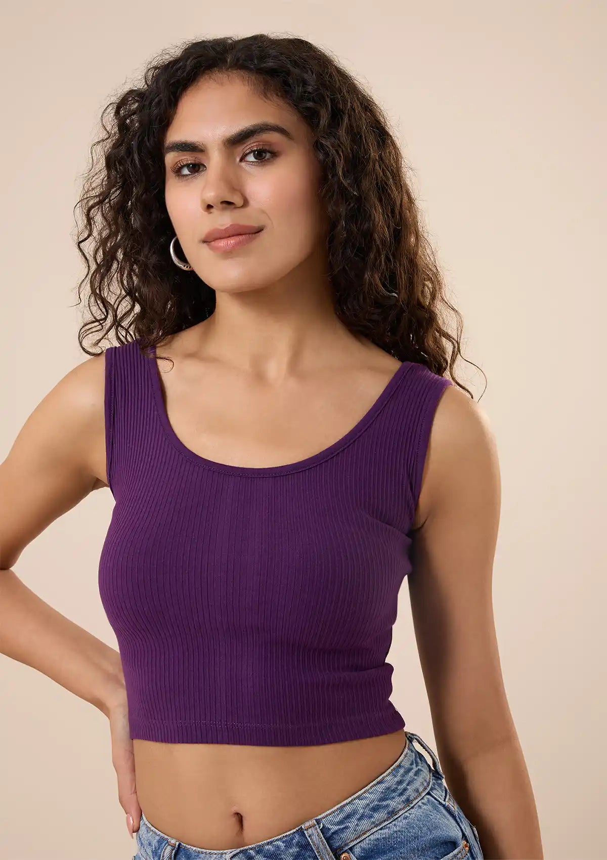 Wild Orchid Crop Top