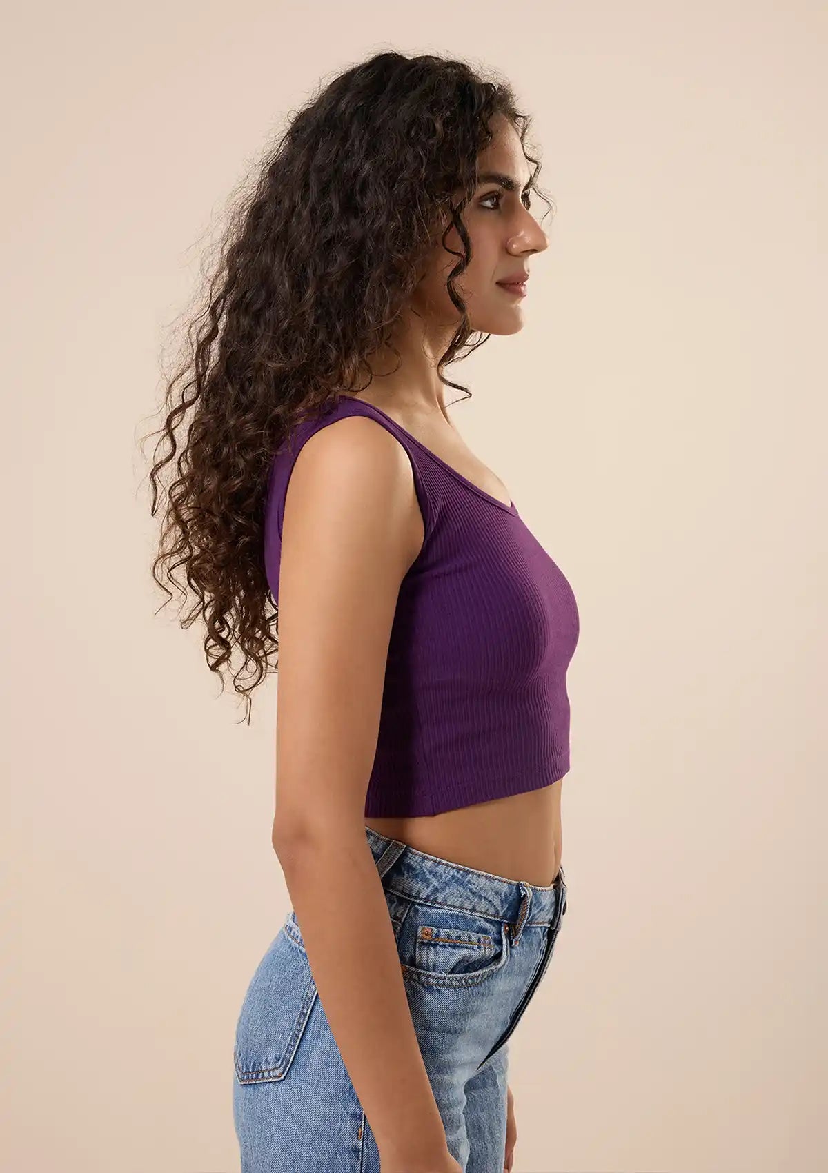 Wild Orchid Crop Top