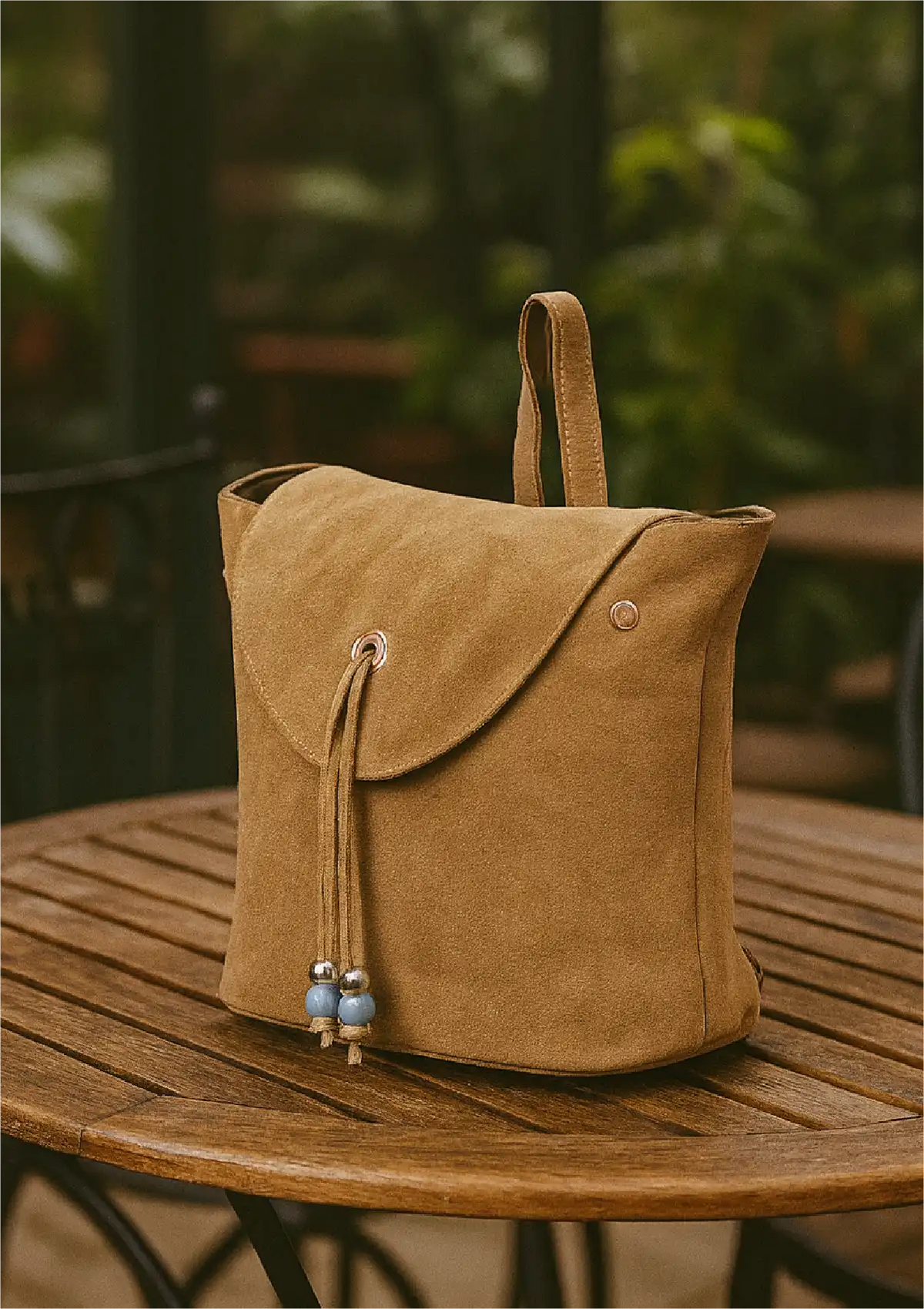 Luxe Suede Mini backpack for women