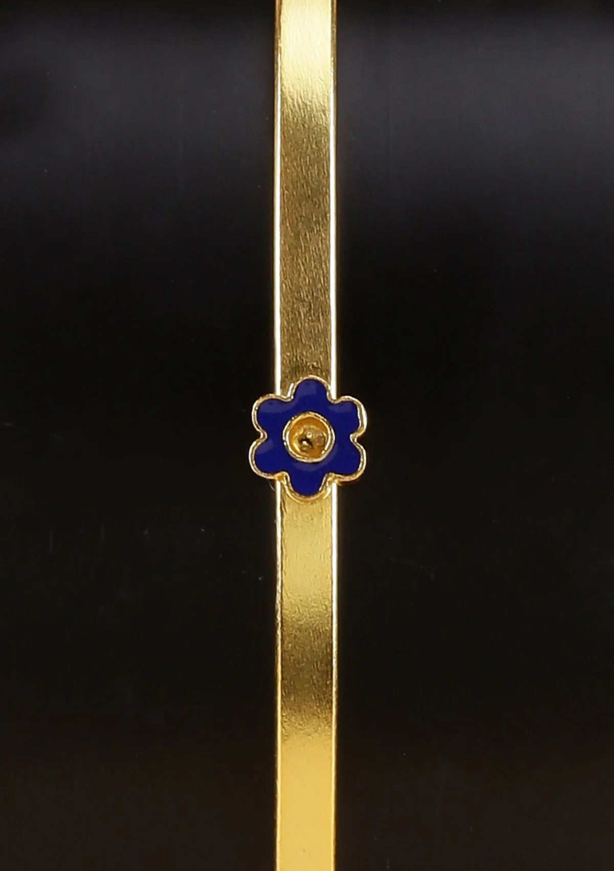 Gold plated blue neon jewellery bracelet for women online