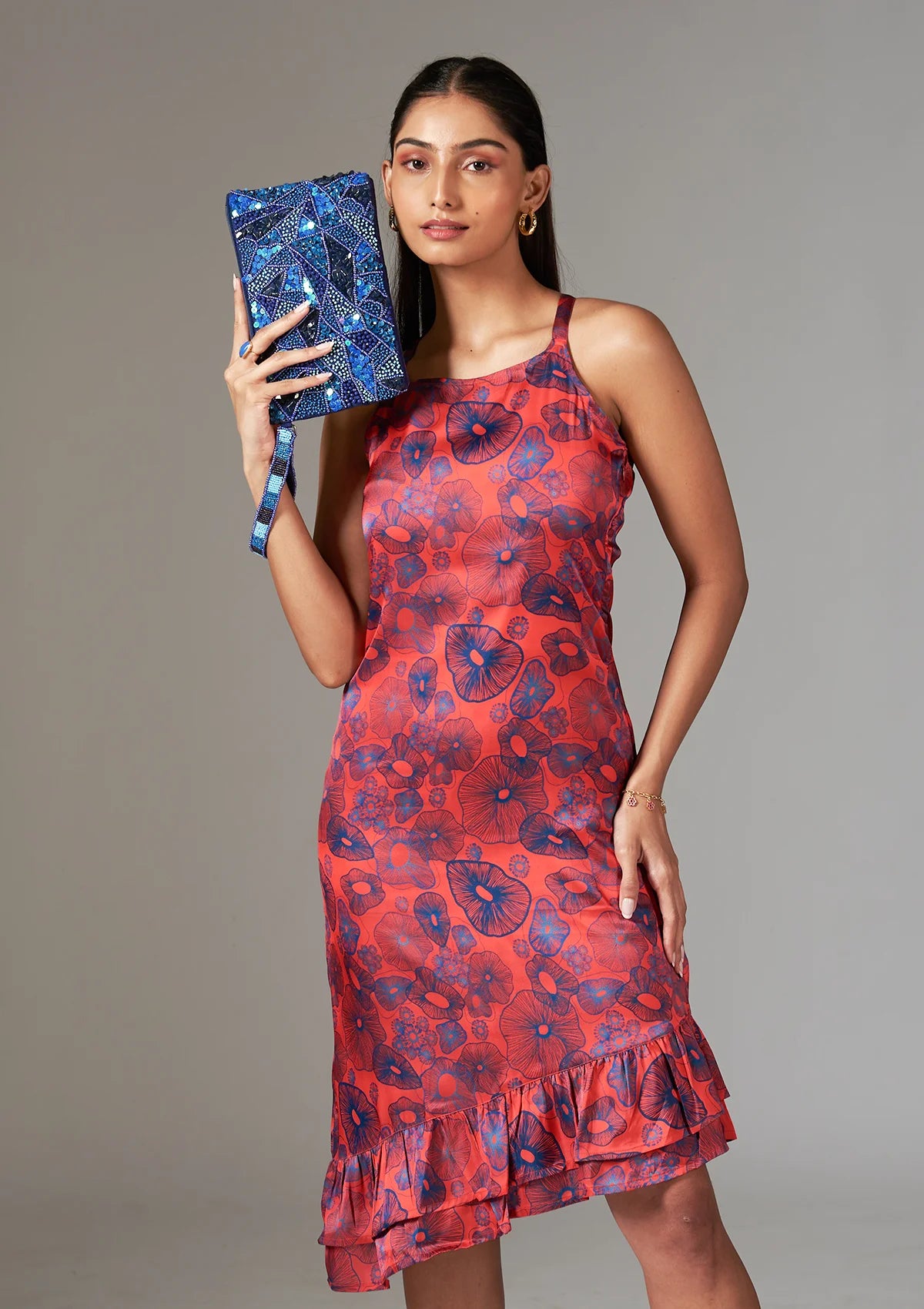 Buy Flamenco Coral Dress online for women at IshqME