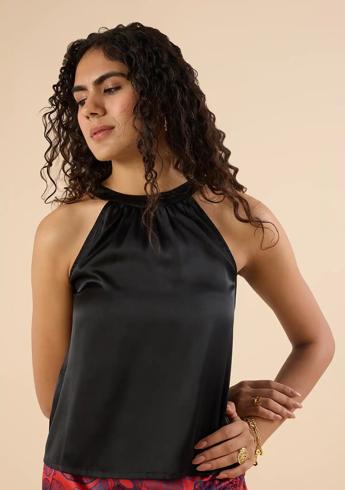 Buy Jire Ink Black top for women at IshqME