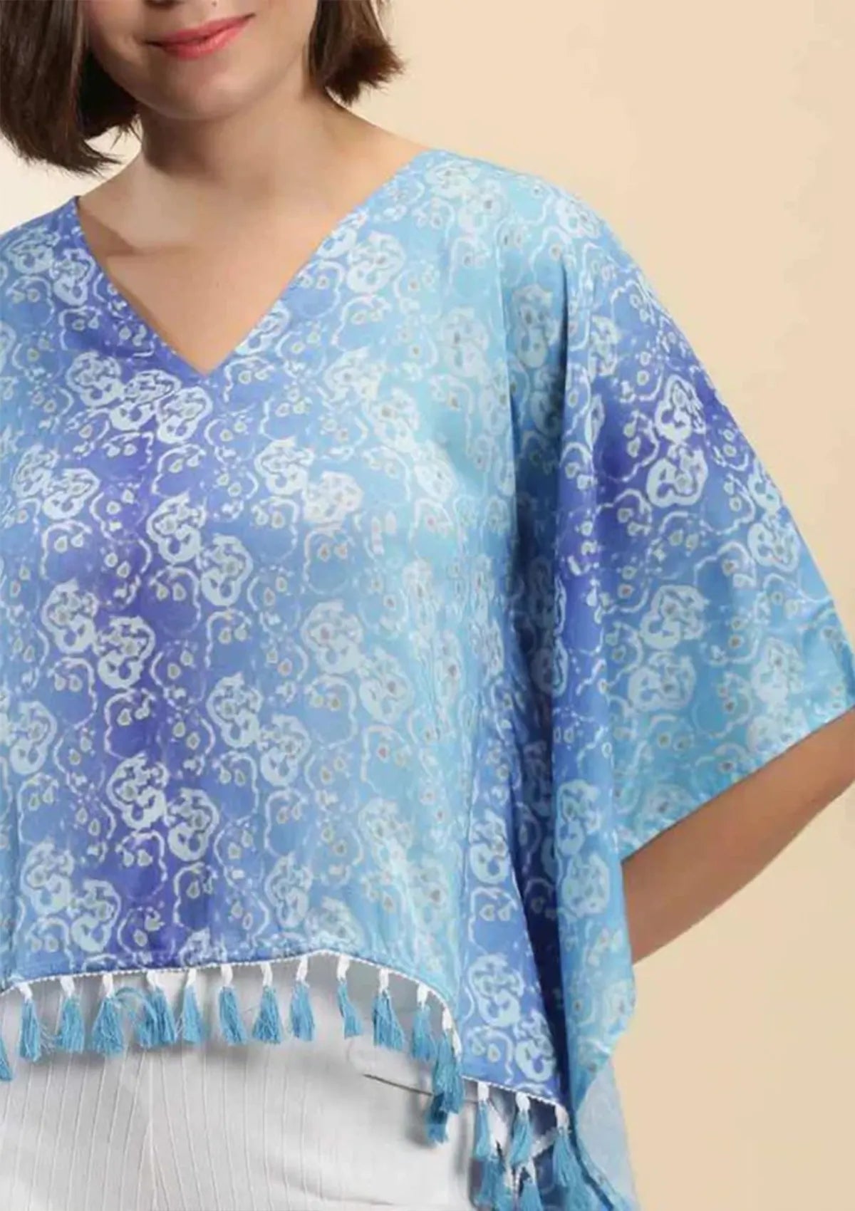 Buy Nerida Printed kaftan top for women at IshqME