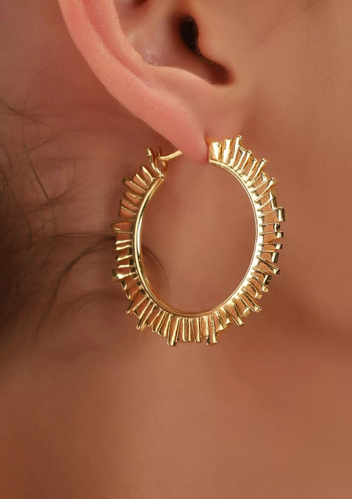 Celestial hoop earrings for women
