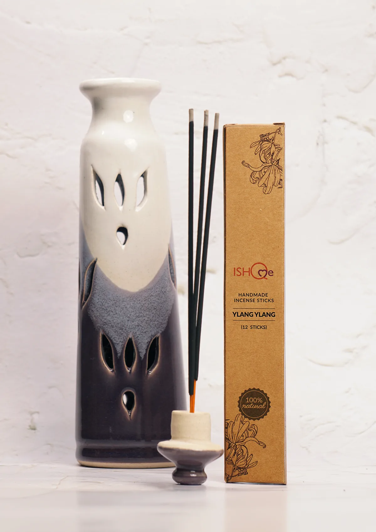 Incense Sticks (Set of 5) - Ylang Ylang (12 Pcs/Packet) ceramic serving ware