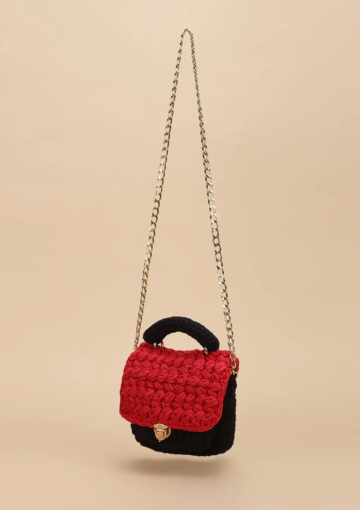 Buy Classy Red and Black Mini Bag