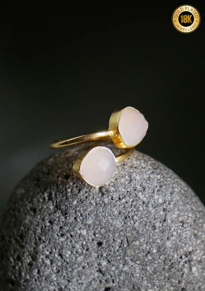 Pink Chalcedony Ring