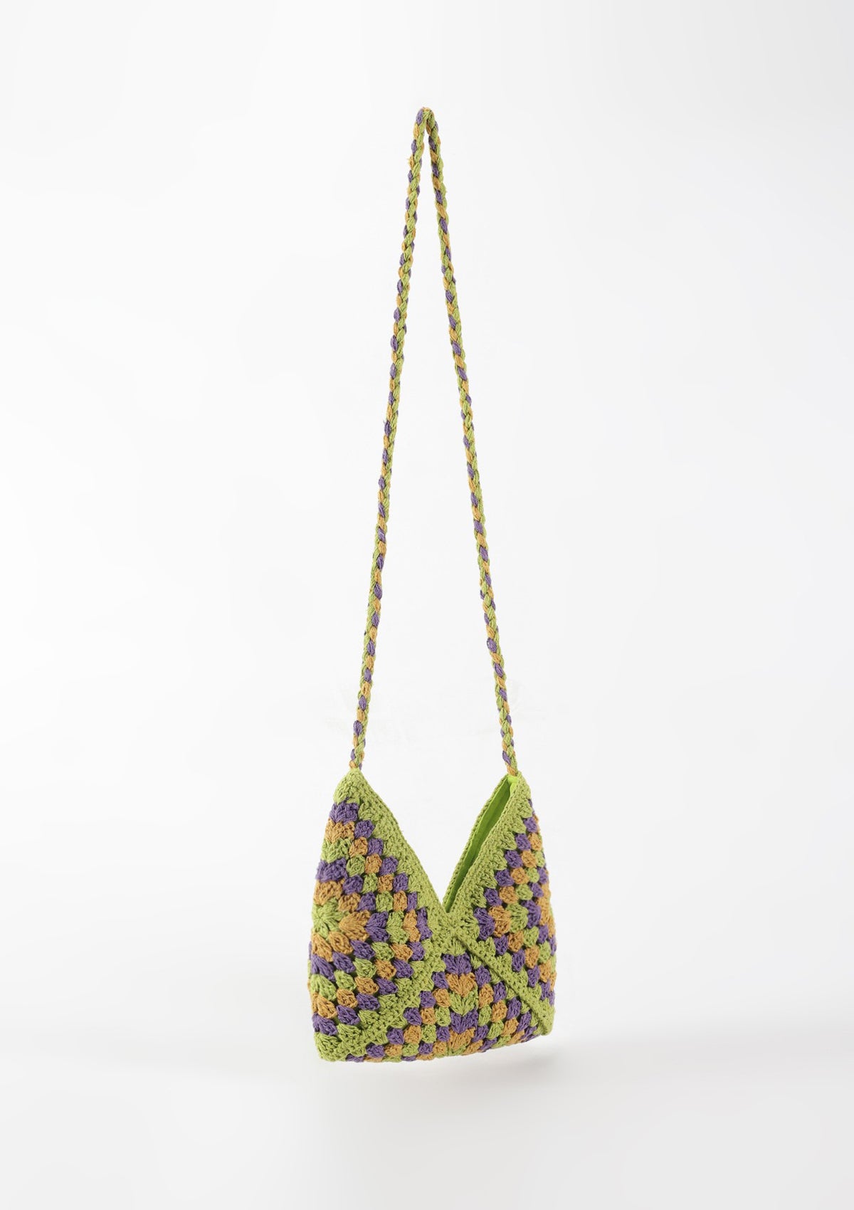 Women's accessories crossbody green crochet crossbody bag