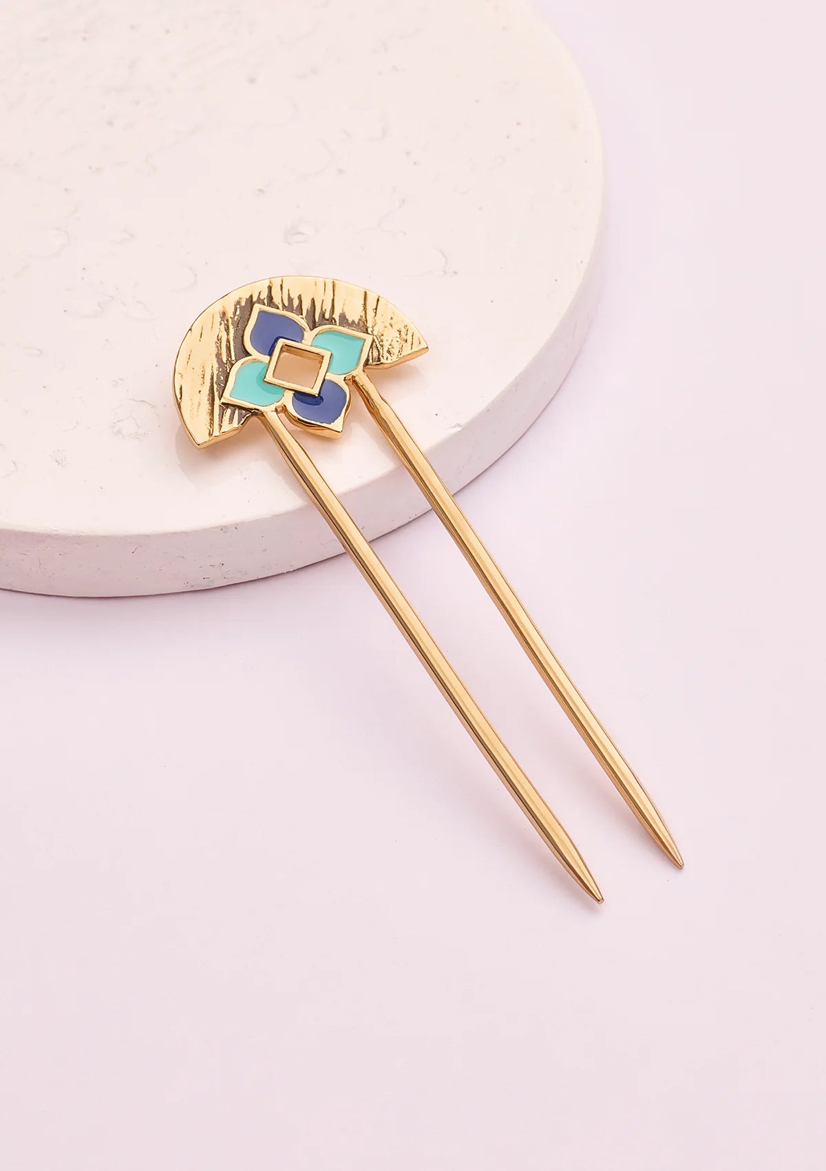 Textured Mosaic Juda Pin For Women