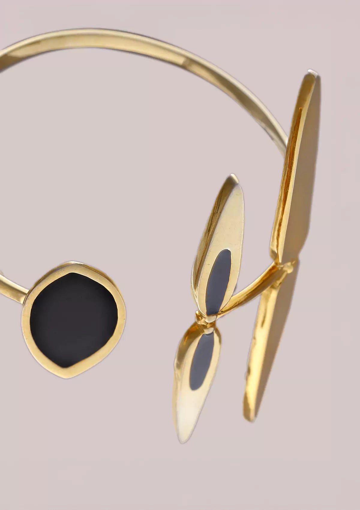 Gold plated long wrap 18K gold plated fashion bracelet for women