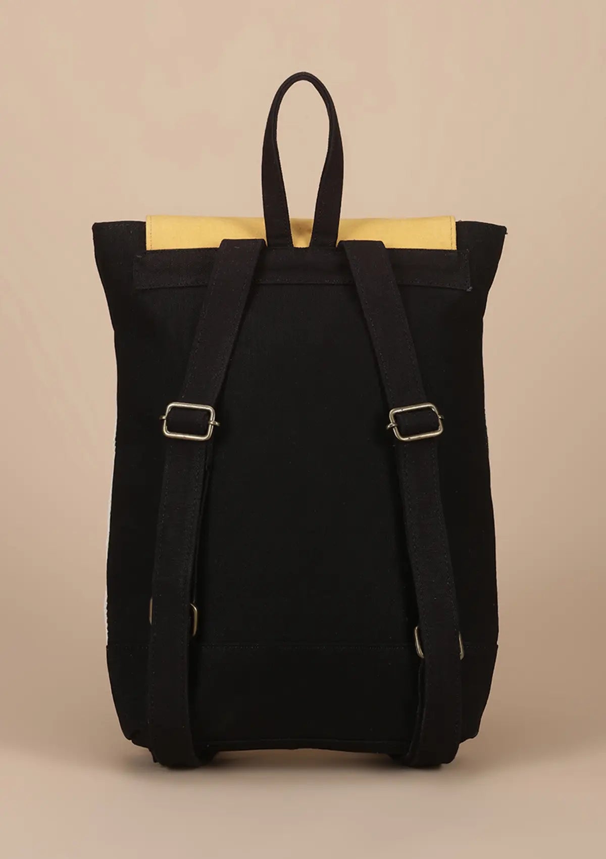 Canvas And Leather fashion laptop backpack for women