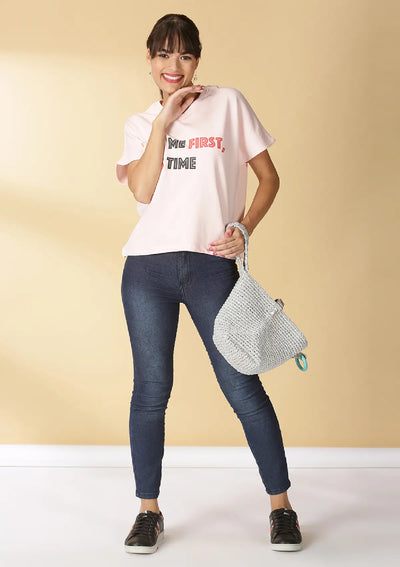 Fleece T-Shirt (Pink)