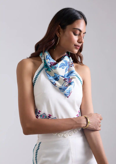 Forest Blue Scarf