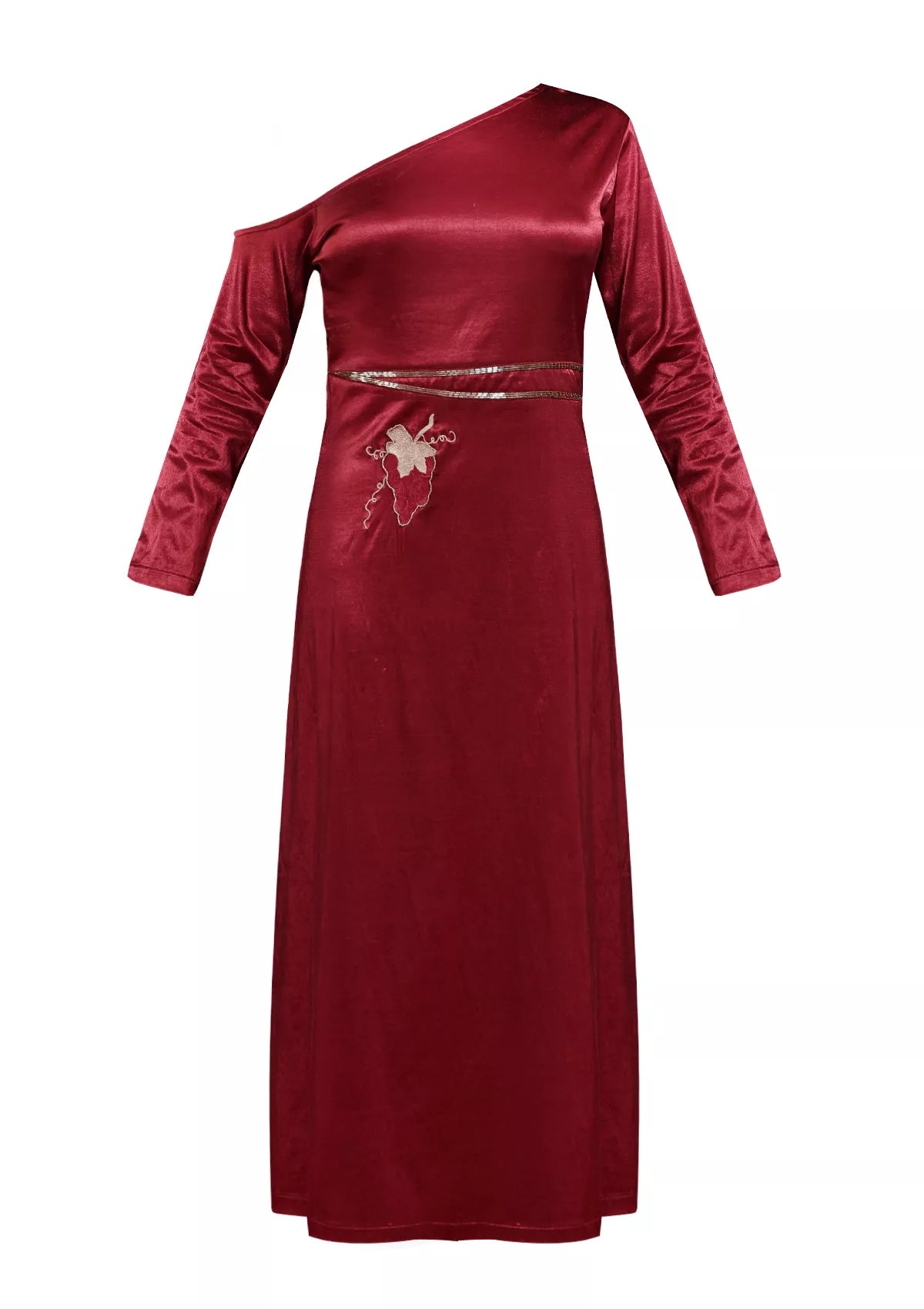 Grapevine Embellished Midi Velvet Cocktail Dress online for women at IshqME