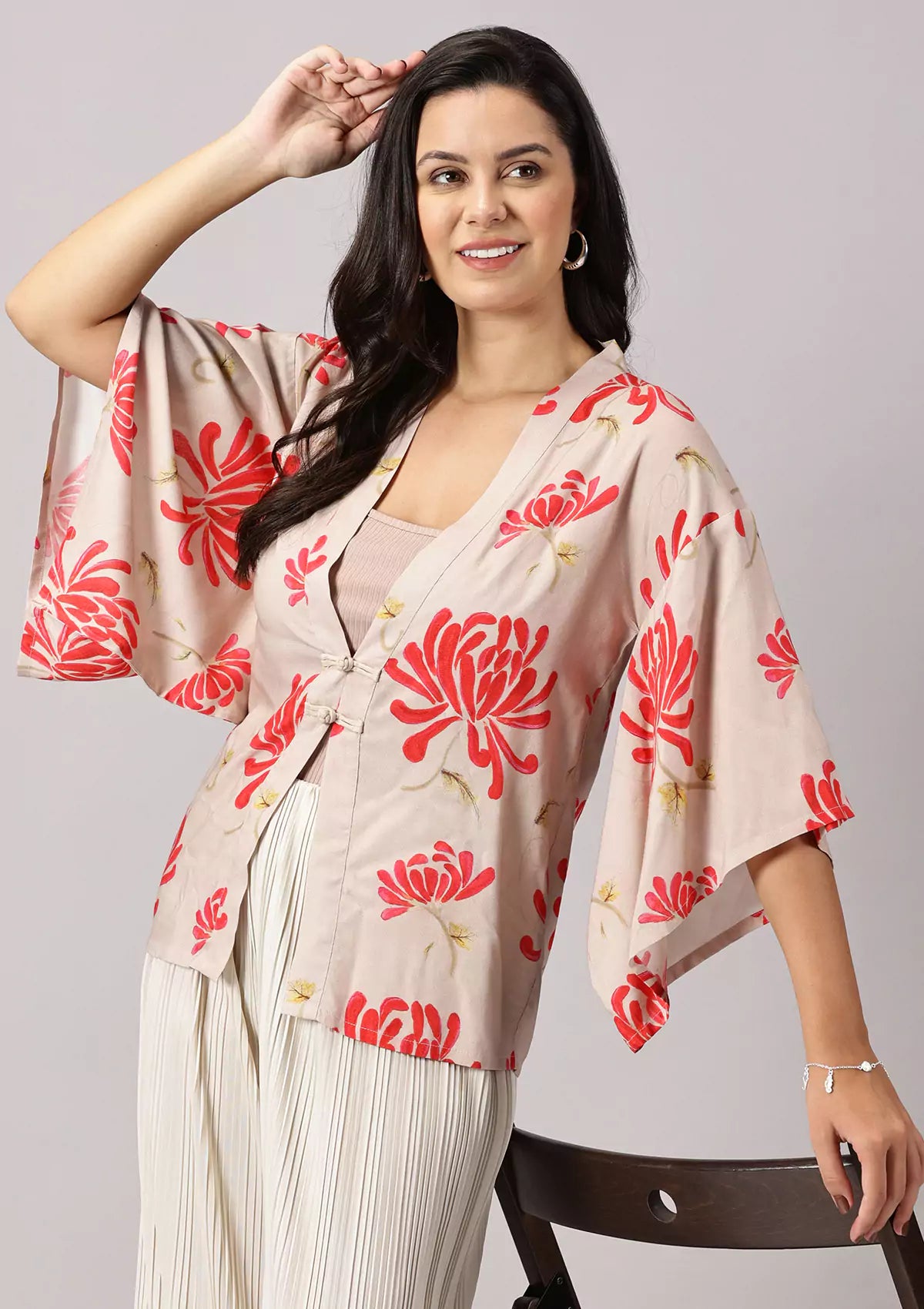 Haruka - Printed Kimono Jacket for women online