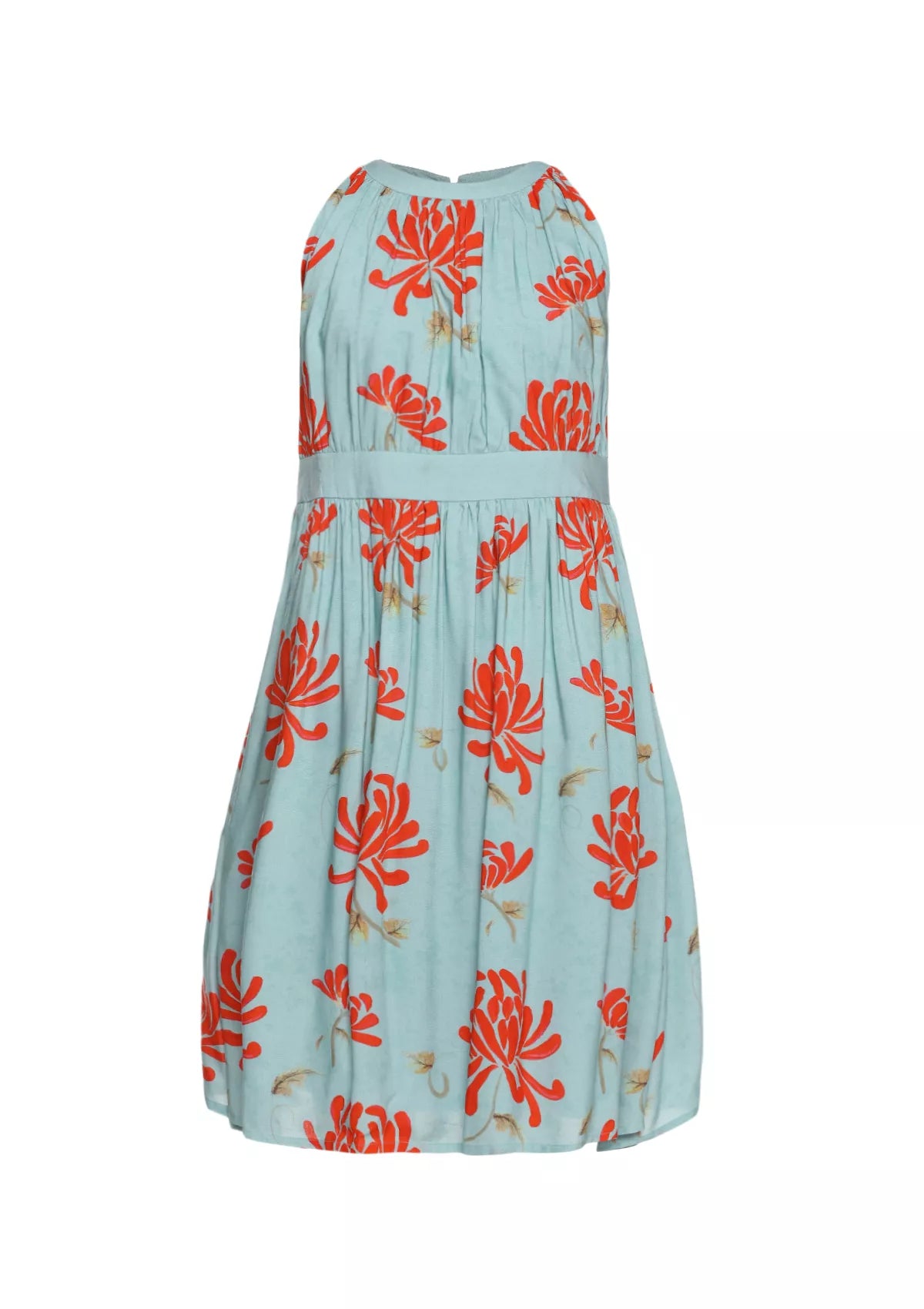 Harumi Halter Neck Fit and Flare Dress online for women at IshqME