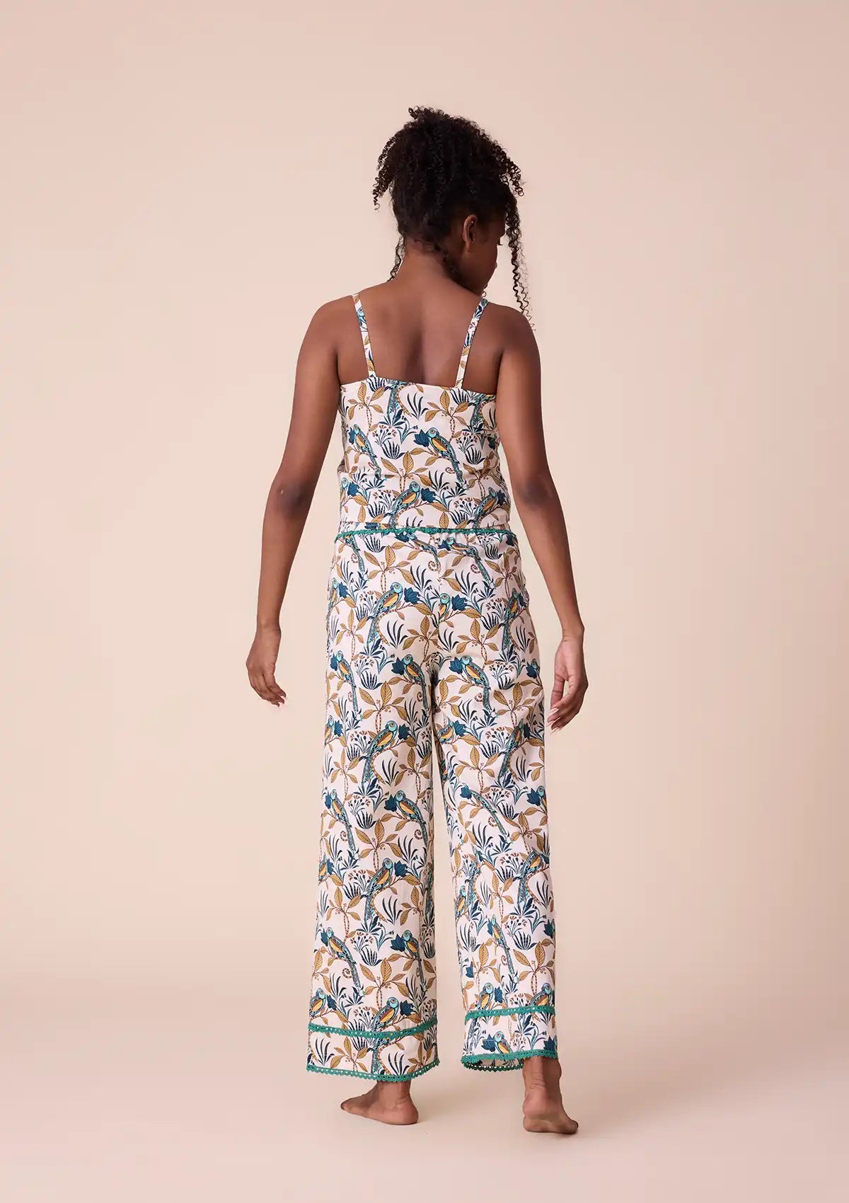 Buy Hina printed crop top and trouser