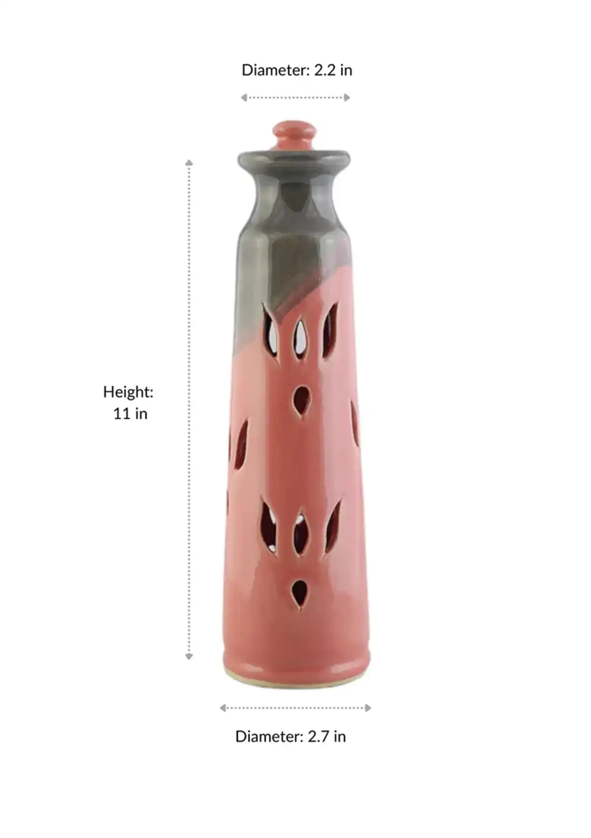 Incense stick ash catcher in Flamingo pink