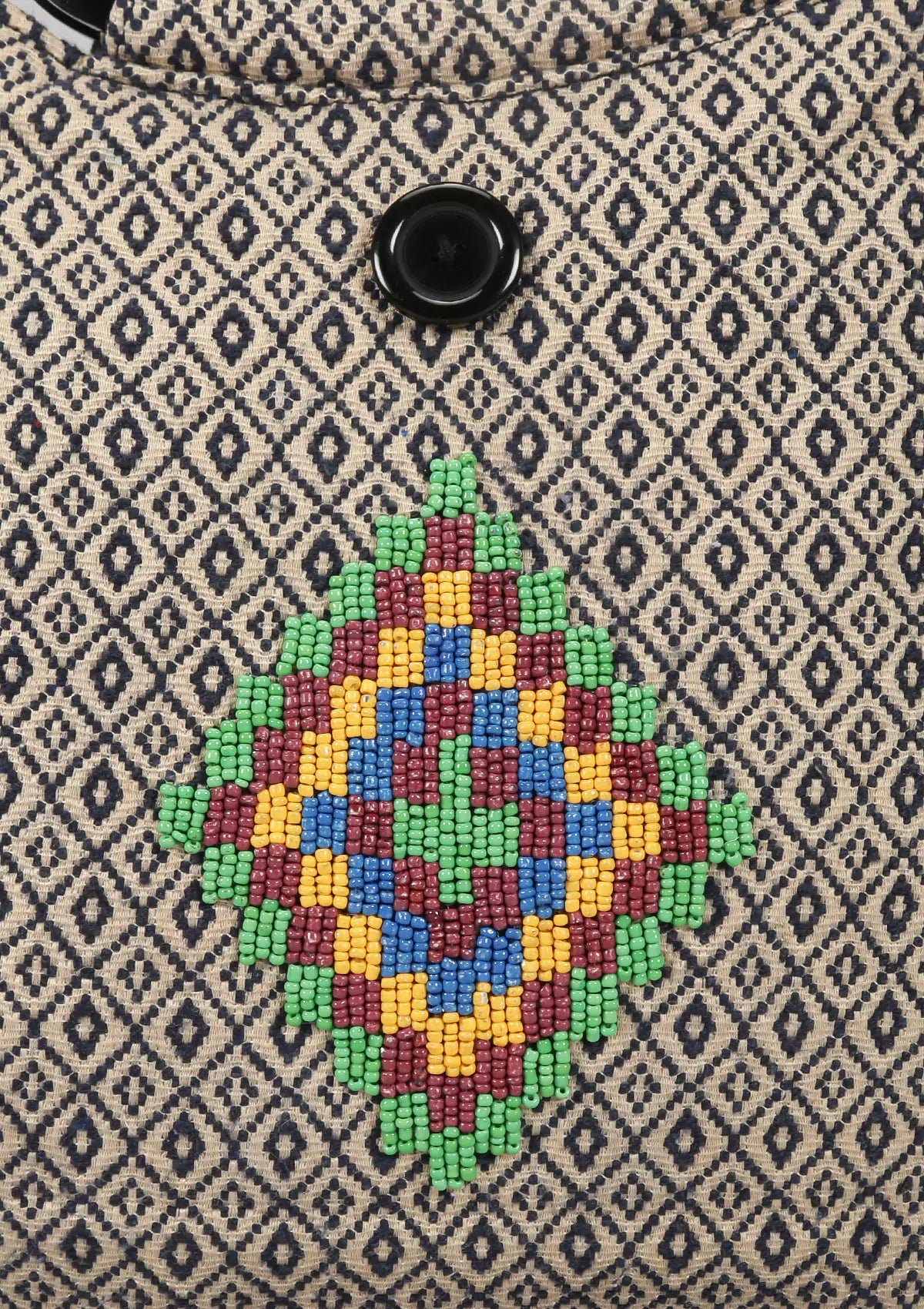 Jacquard Bead Work bag for women