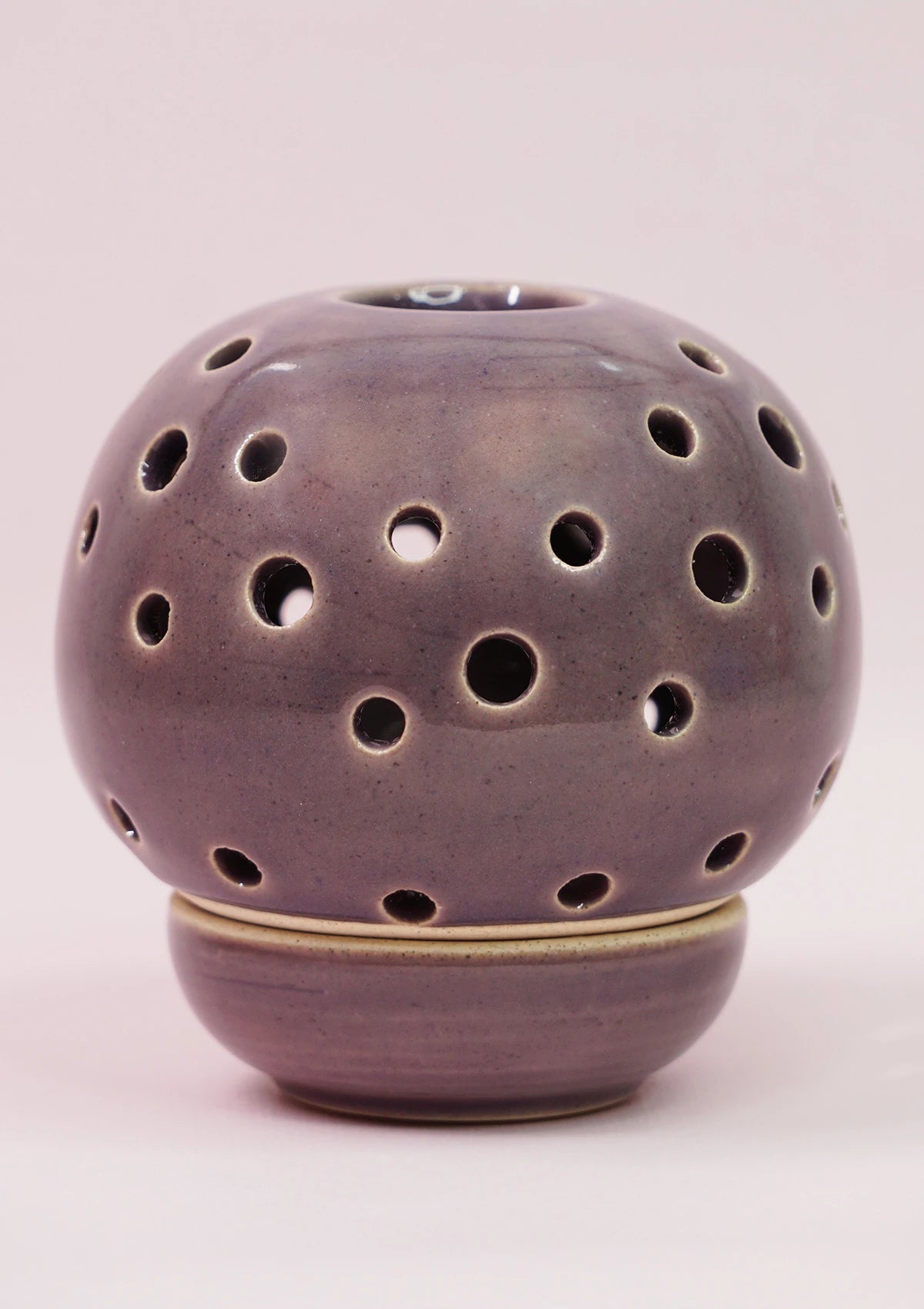 Lavender Mist Candle Holder ceramic tableware