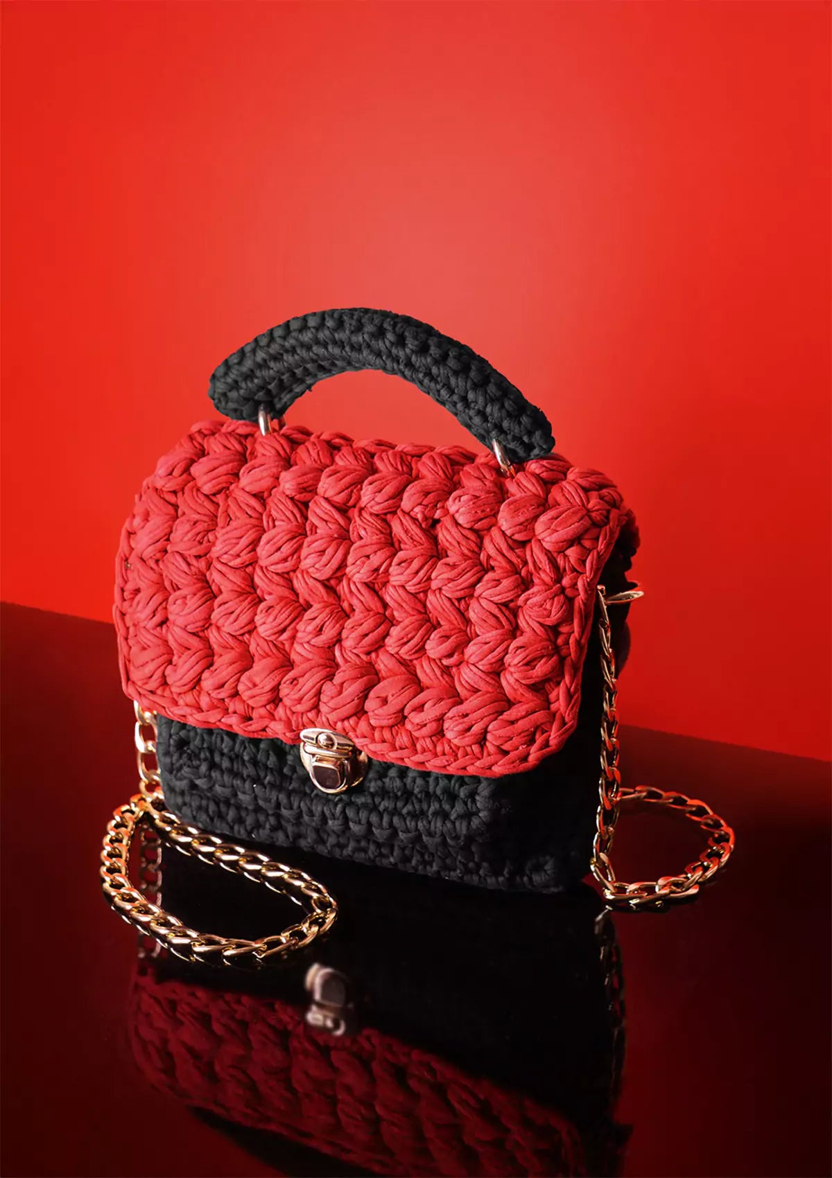 Classy Red And Black mini bag for women