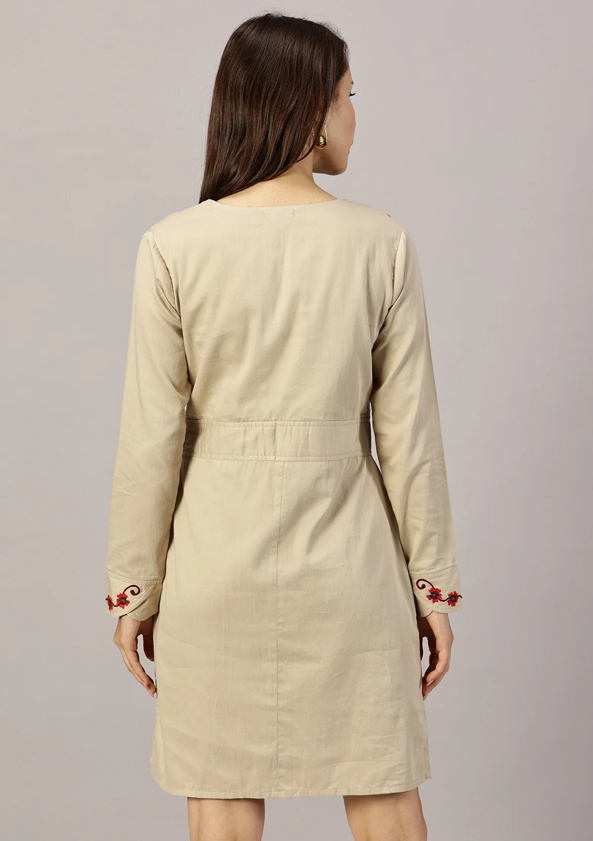 Otomi Embroidered Sheath Dress price for women at IshqME