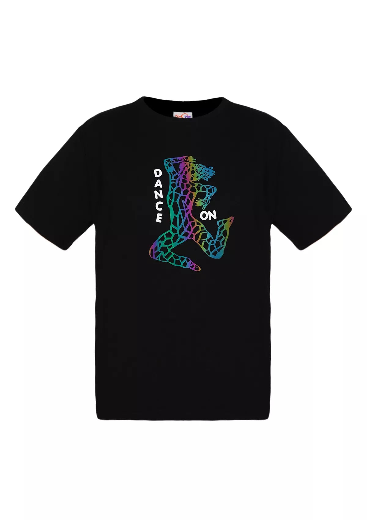 Premium B and W Holographic Print t-shirt price online at IshqME