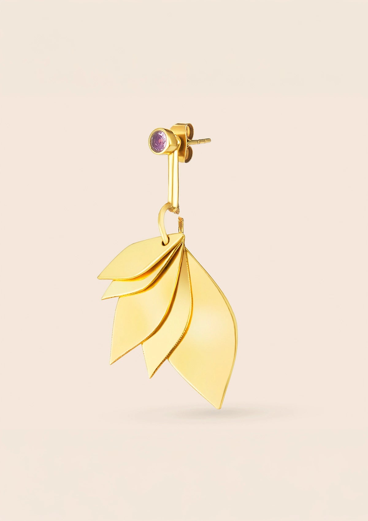 Statement statement leaf drop earrings for women