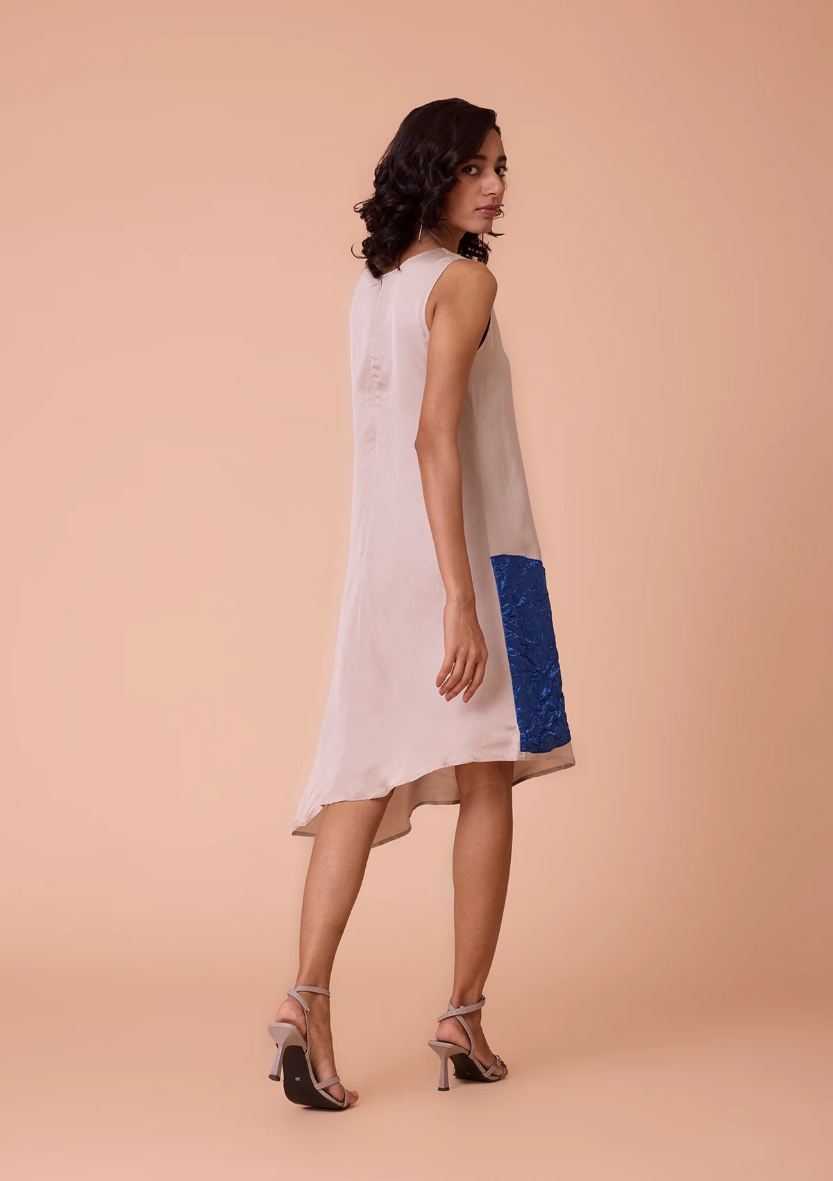 Buy Inanna Asymmetrical Hem - Textured Applique Dress